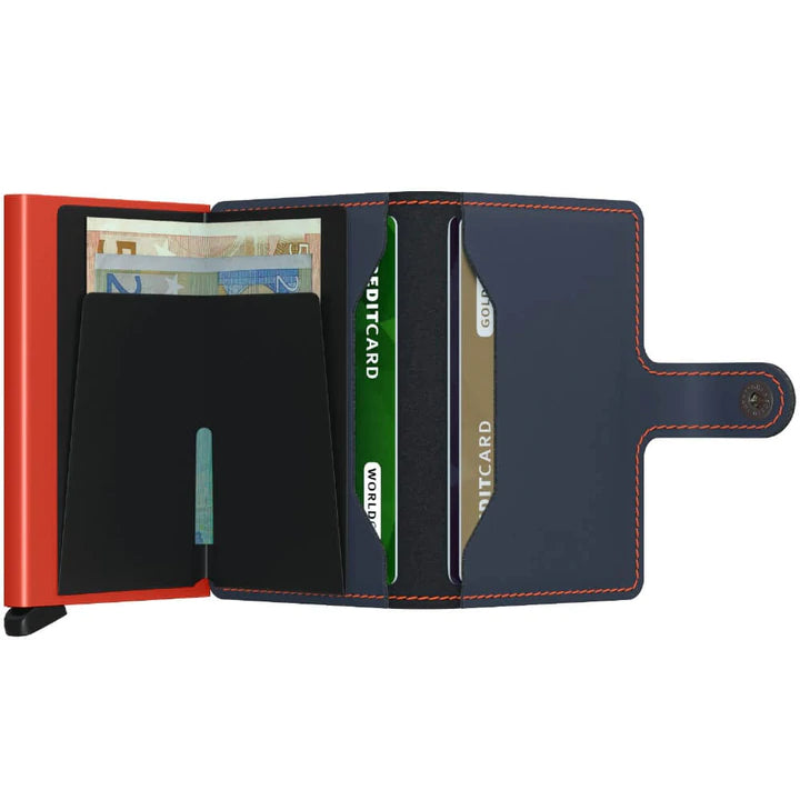 Secrid Miniwallet Matte Nightblue & Orange