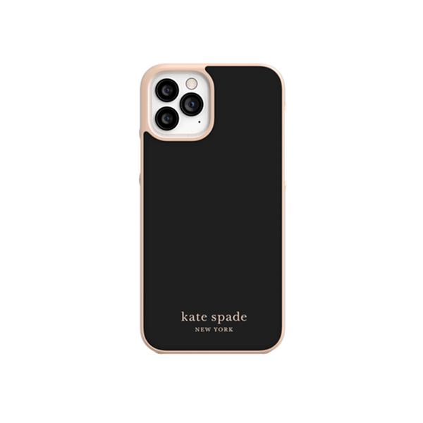 kate spade NY Wrap for iPhone 13 - Black/Pale Vellum Bumper