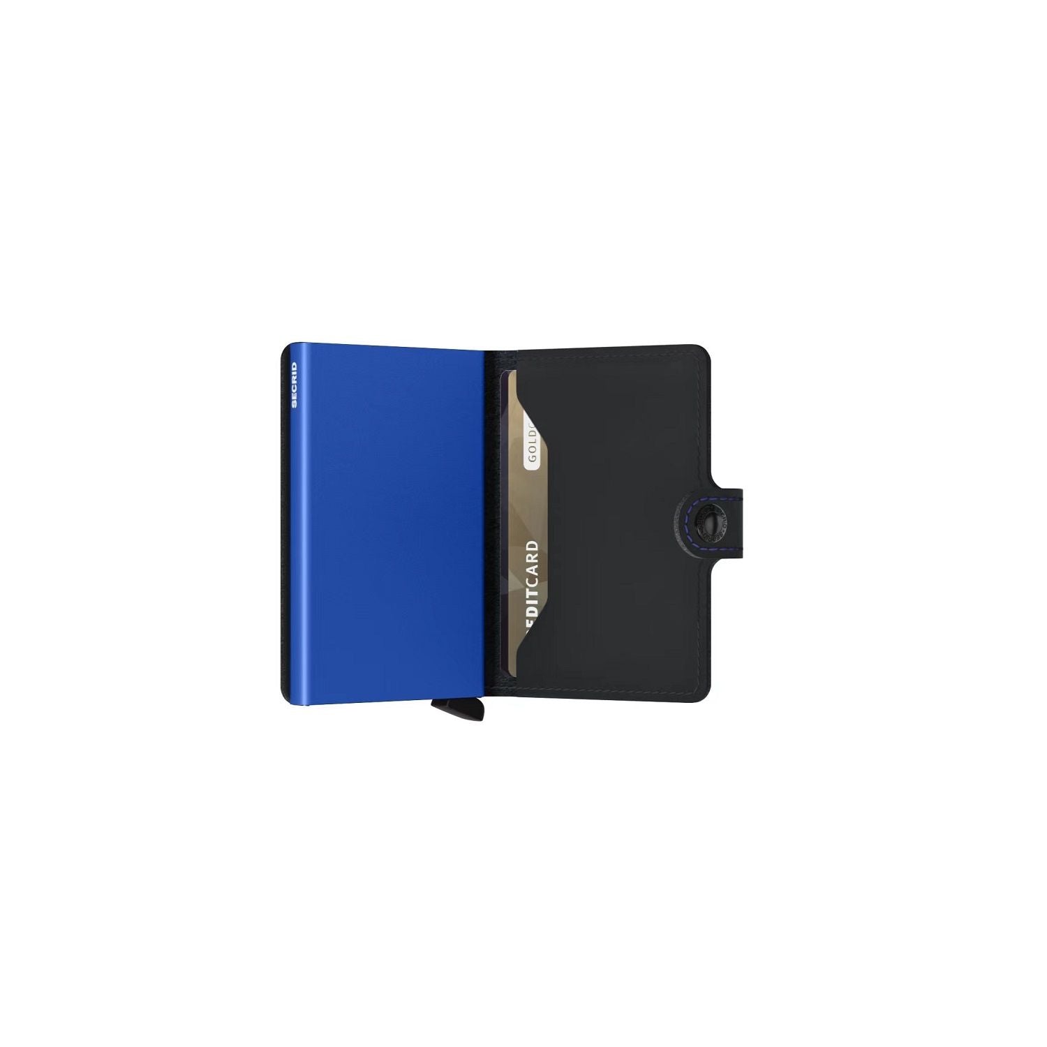 Secrid Miniwallet Matte Black & Blue
