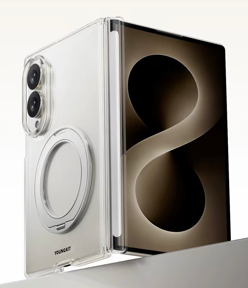 Youngkit Clear Case with Rotating Stand