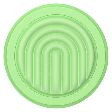 PopSockets PopGrip for MagSafe Round with Adapter Ring PopOut Curves Matcha Dew