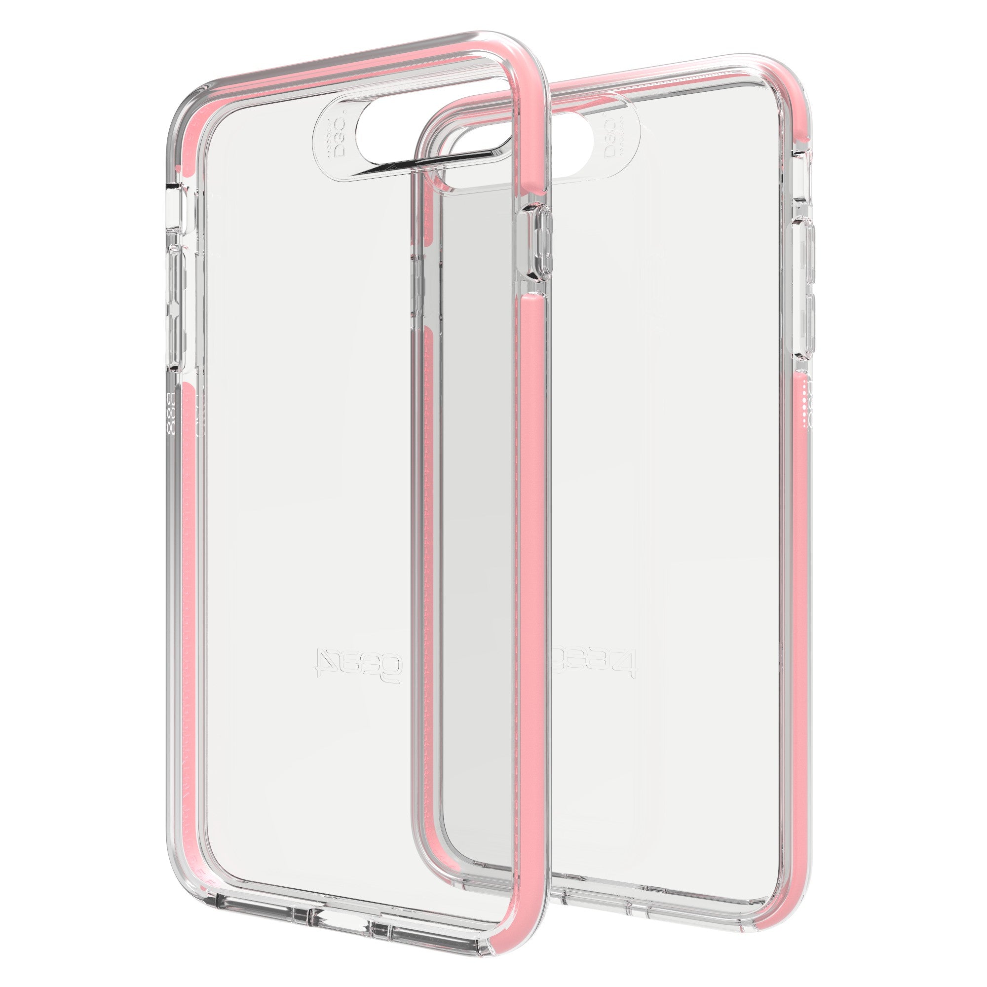 iPhone 8 Plus/7 Plus/6S Plus/6 Plus Gear4 D3O Clear/Rose Gold Piccadilly case - 15-00963