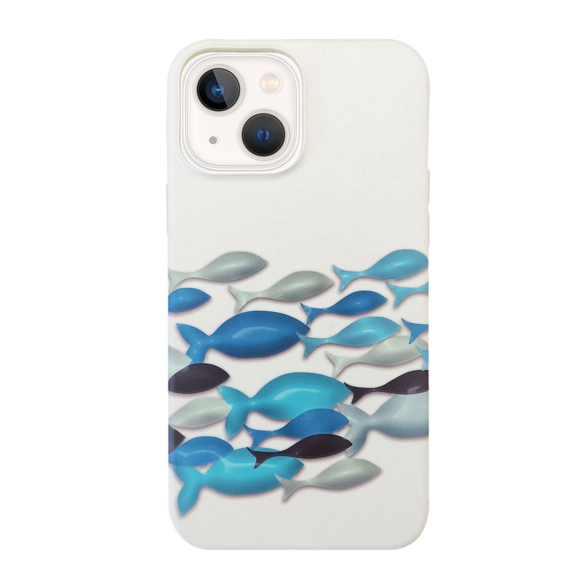 iPhone 13 Uunique (Ocean Bliss) Nutrisiti Eco Printed Back Case - 15-08931