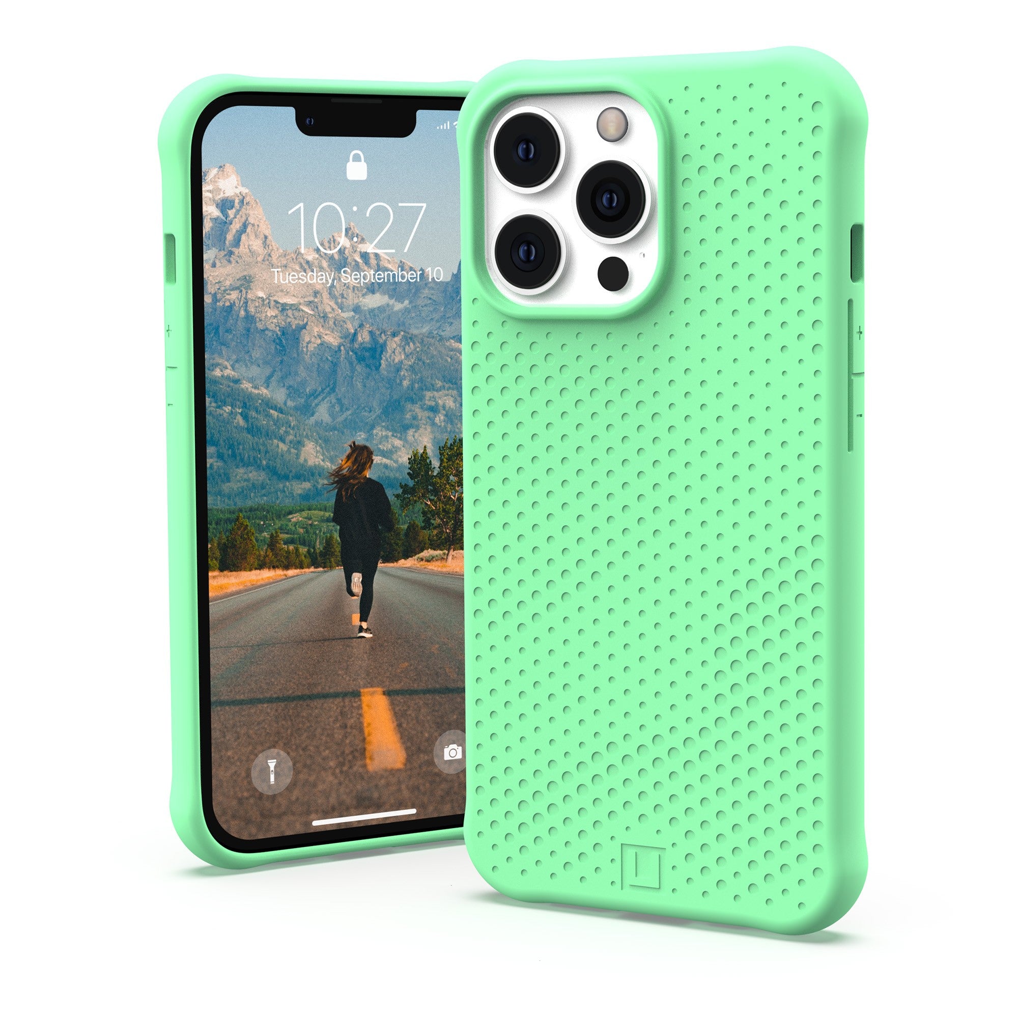 iPhone 13 Pro UAG Green (Spearmint) Dot Case - 15-08979