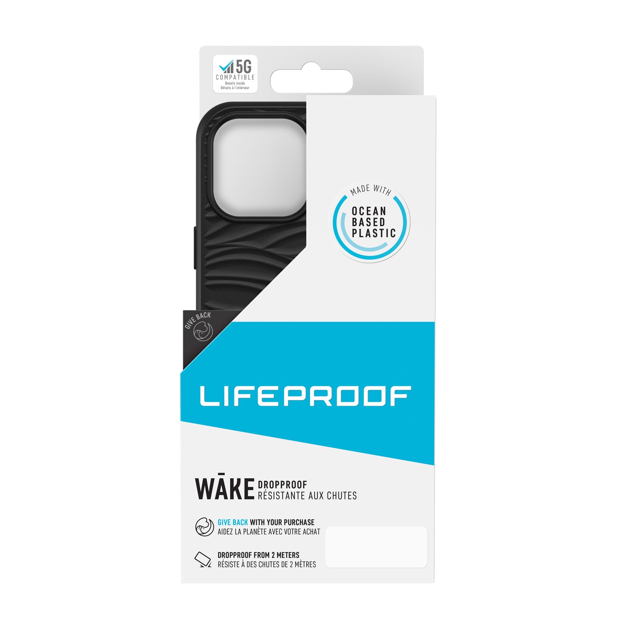iPhone 13 Pro LifeProof Wake Recycled Plastic Case - Black - 15-09184