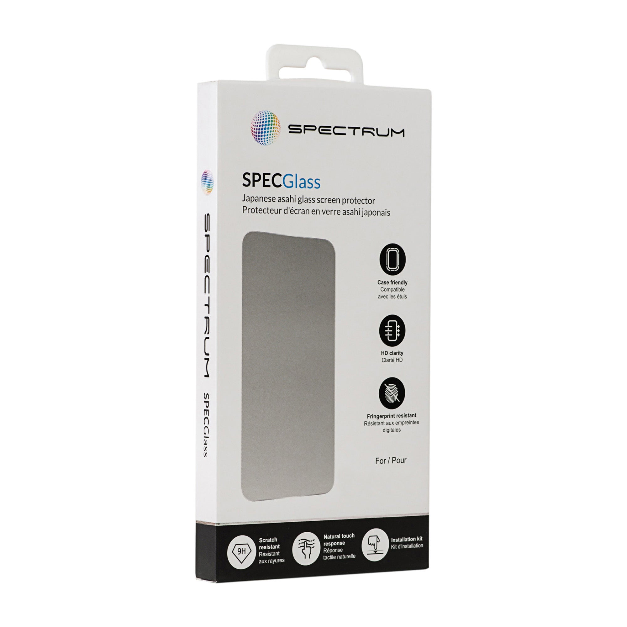 iPhone 16e/14/13/13 Pro Spectrum SPECGlass Screen Protector w/tray - 15-09306