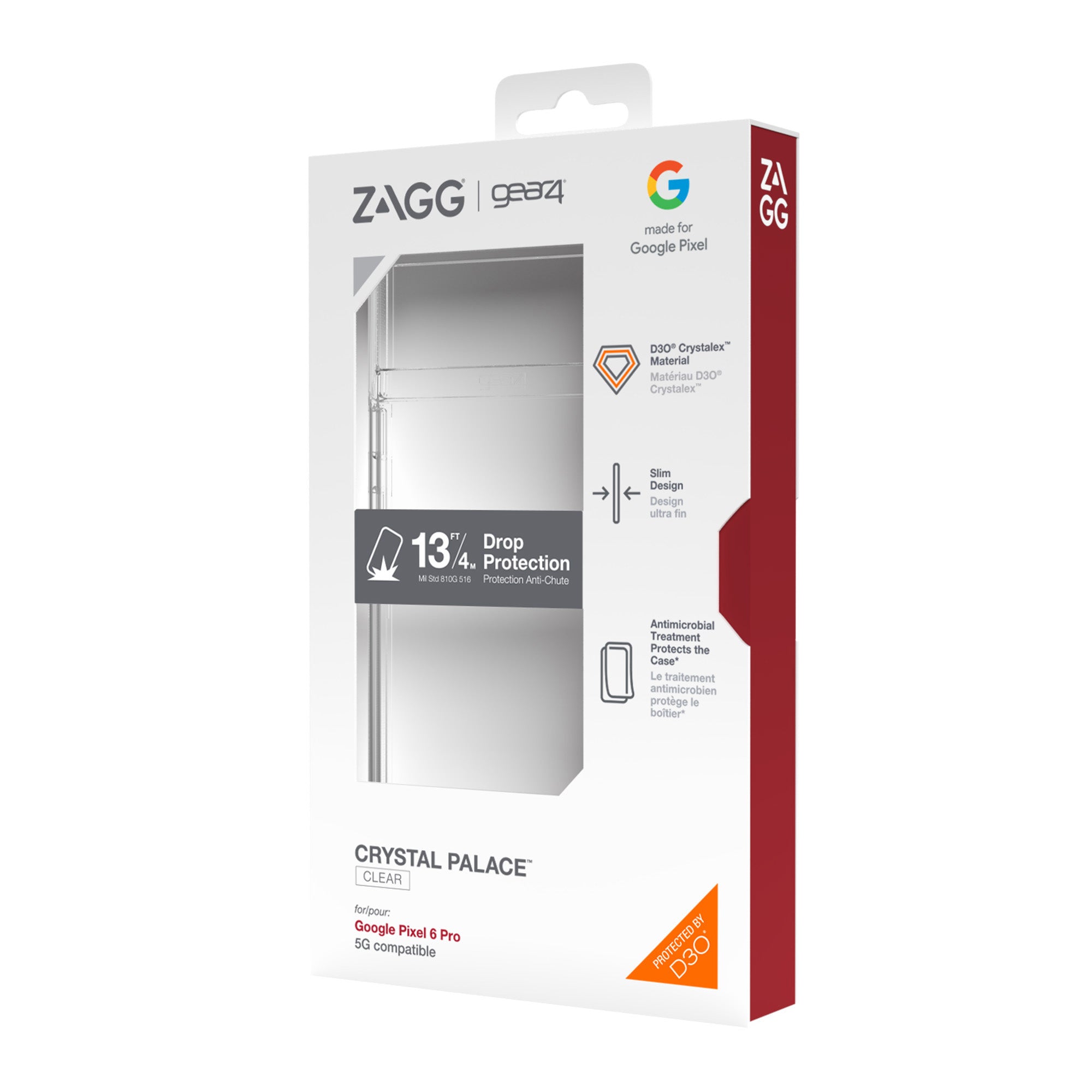 Google Pixel 6 Pro Gear4 D3O Clear Crystal Palace Case - 15-09410