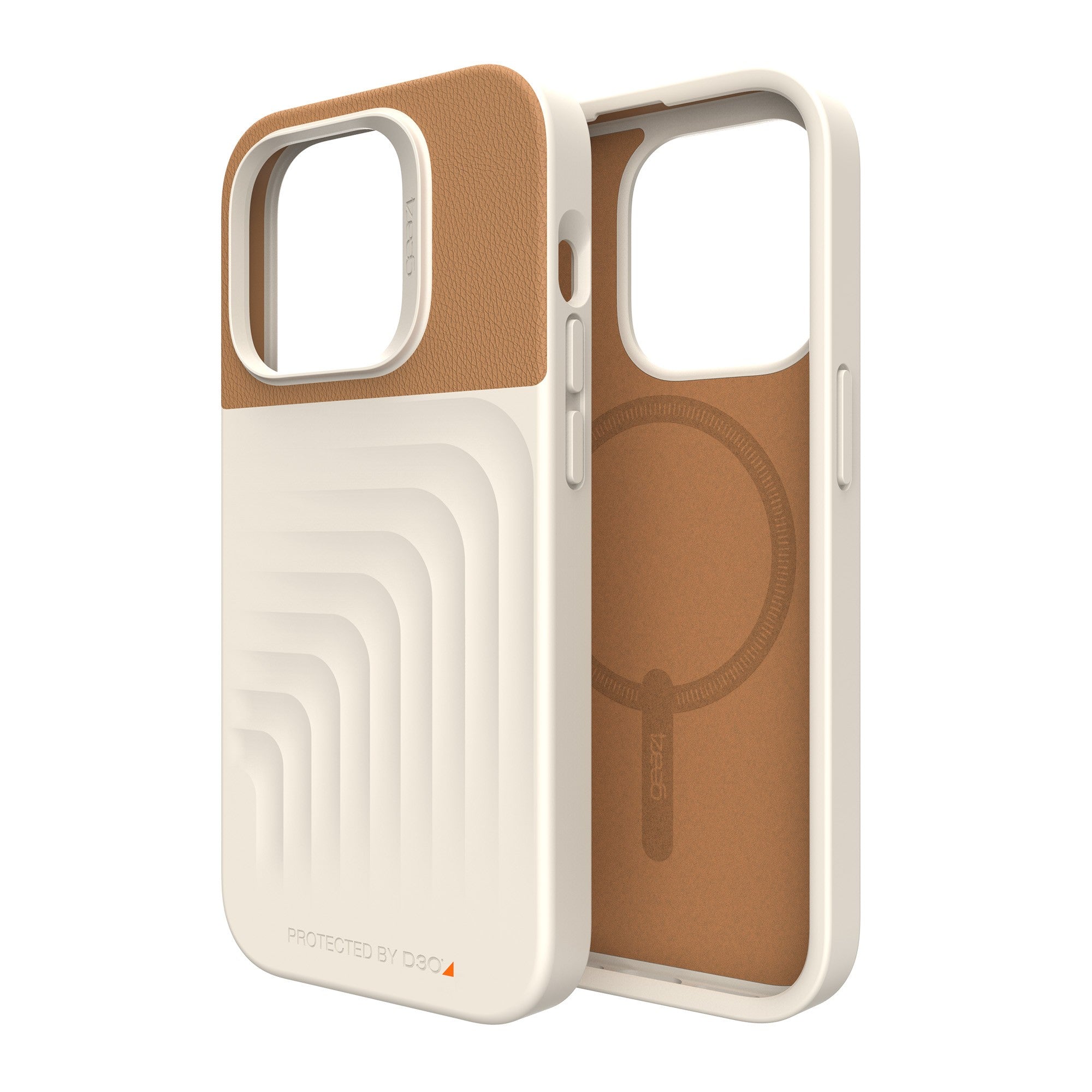 iPhone 14 Pro Gear4 D3O Brooklyn Snap Case - Sand - 15-10096
