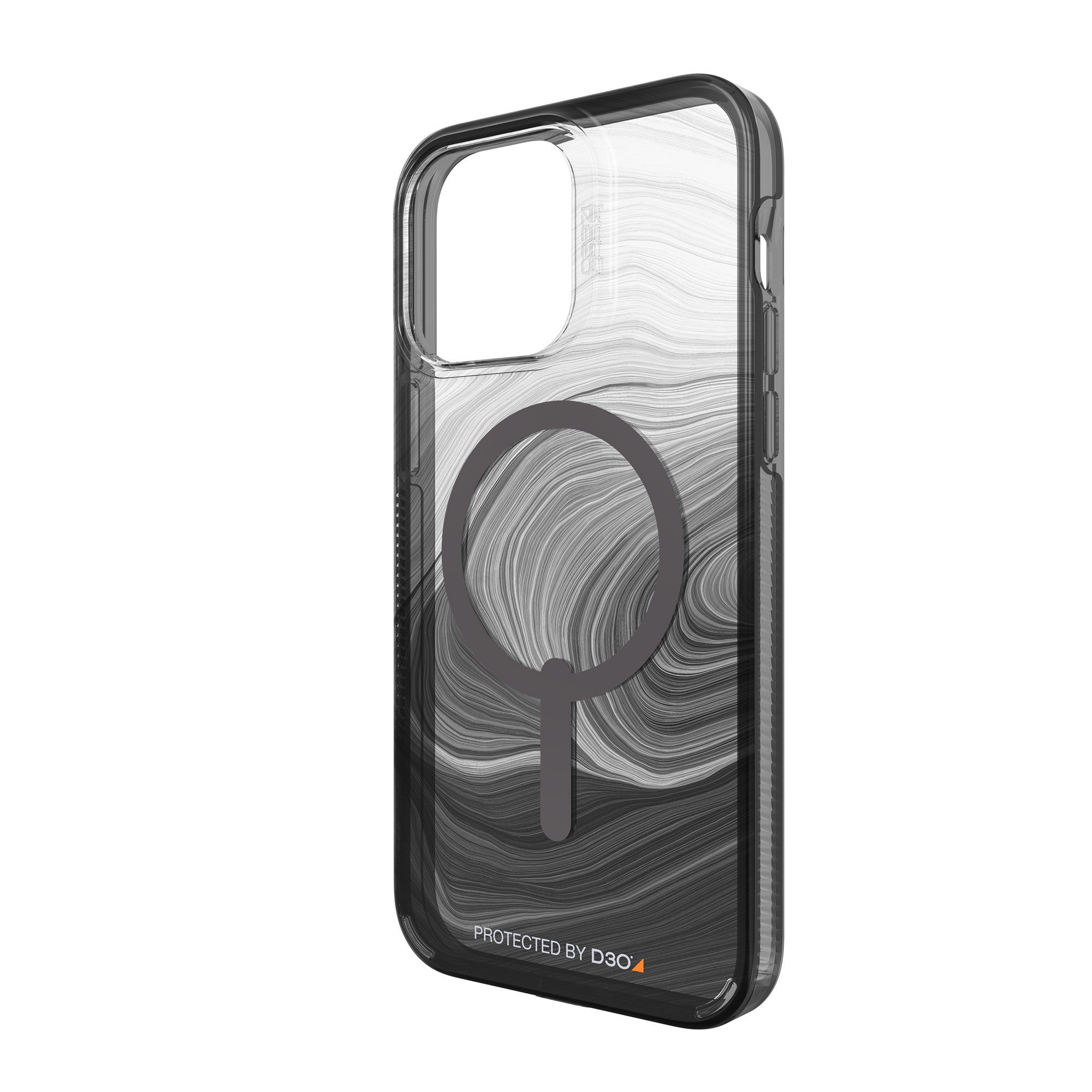 iPhone 14 Pro Max Gear4 D3O Milan Snap Case - Black Swirl - 15-10147
