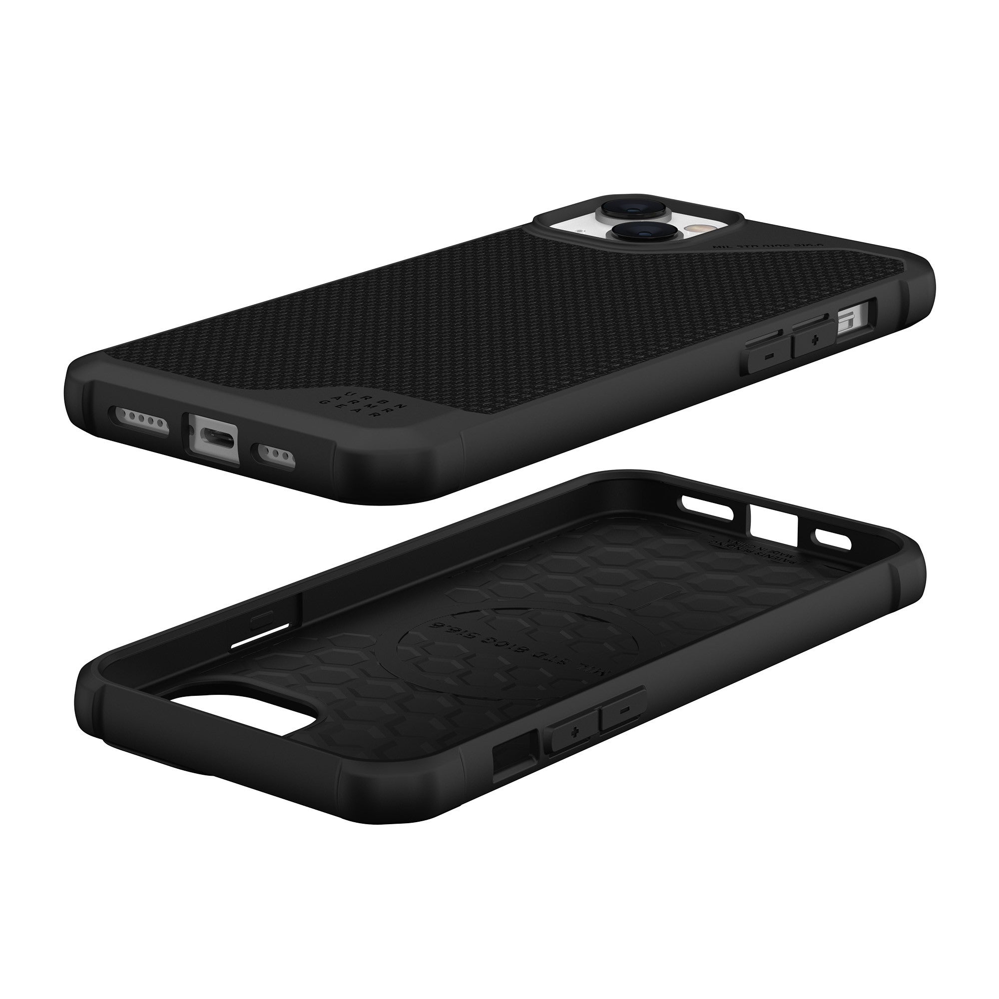 iPhone 15 Plus/14 Plus UAG Metropolis LT MagSafe Case - Kevlar Black - 15-10171