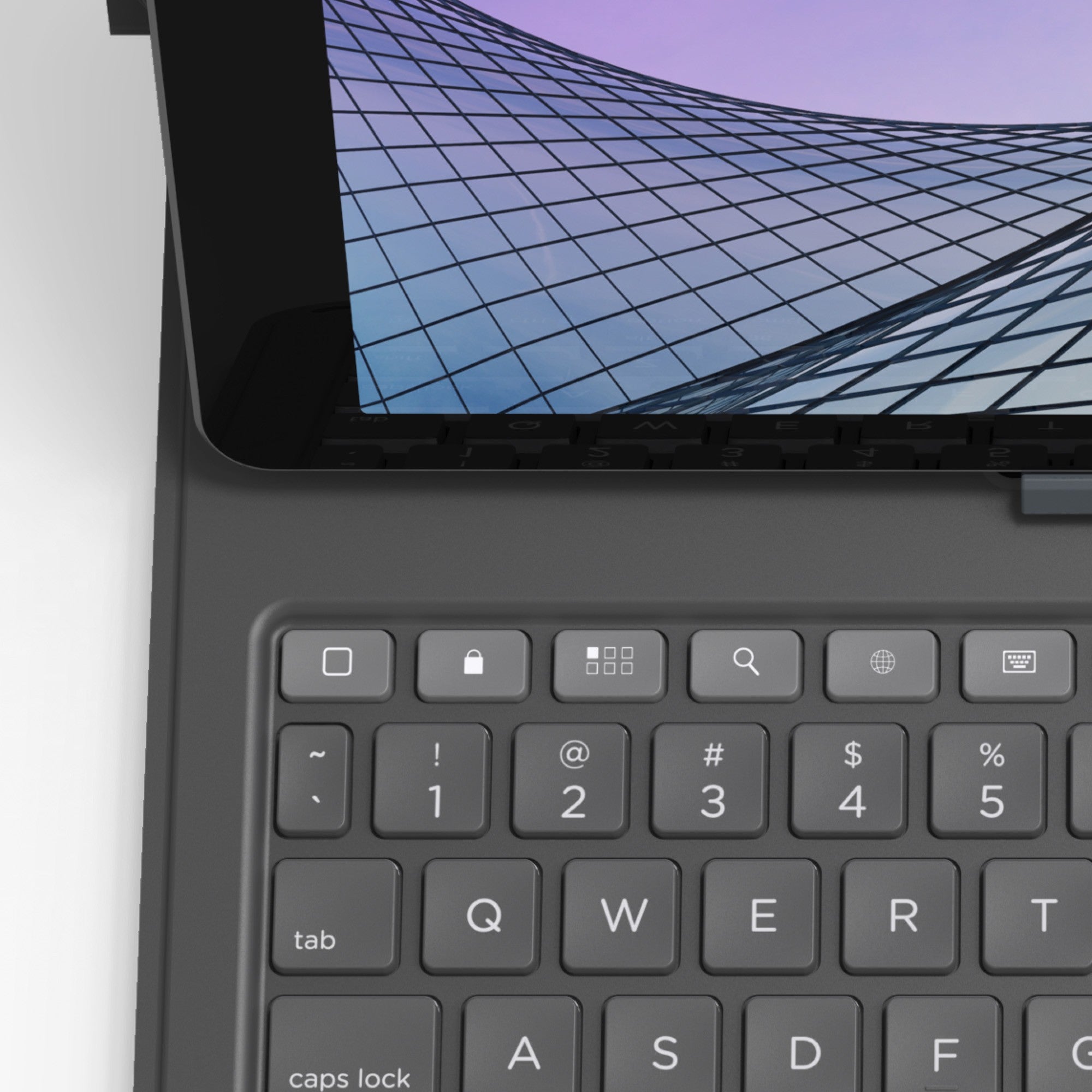 iPad A16/iPad 10th Gen ZAGG Messenger Folio2 Case - Charcoal - 15-10957