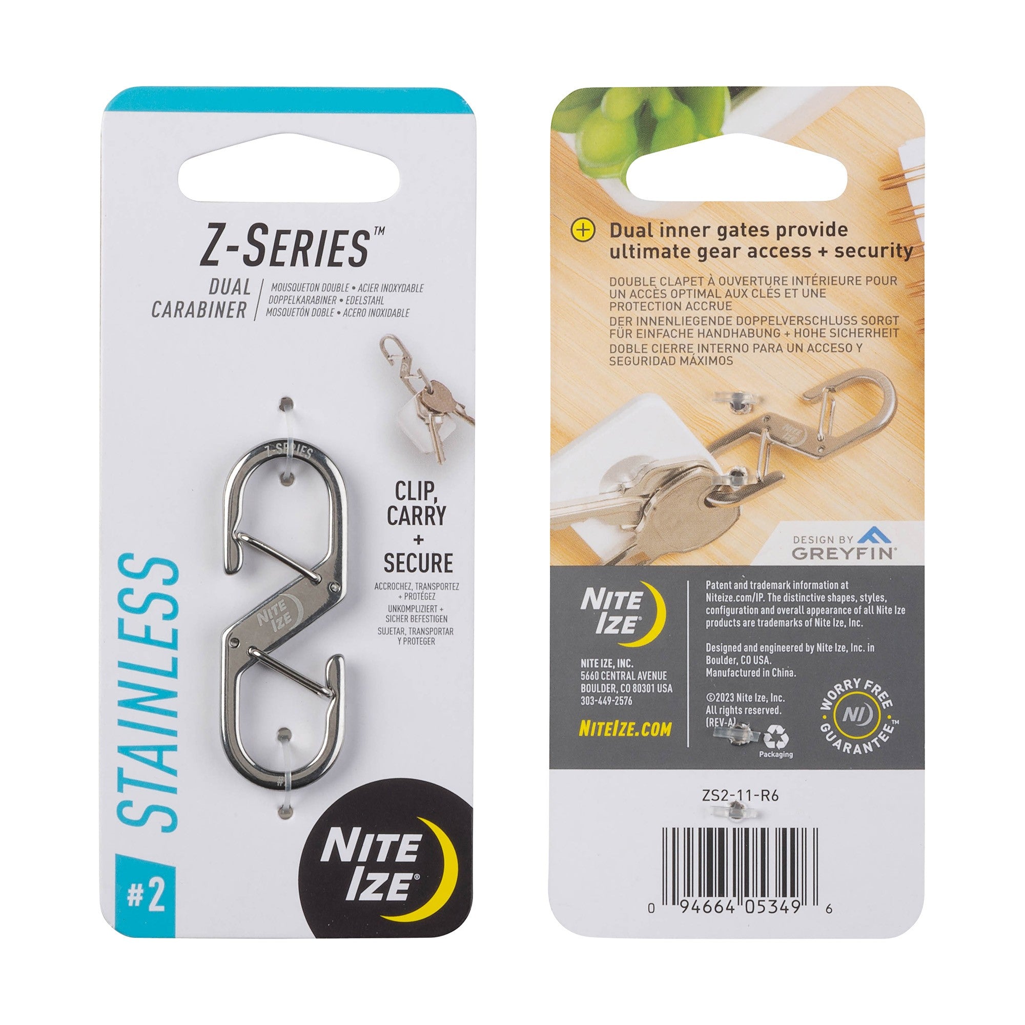 Nite Ize Z-Series 2 Dual Carabiner - 15-11176