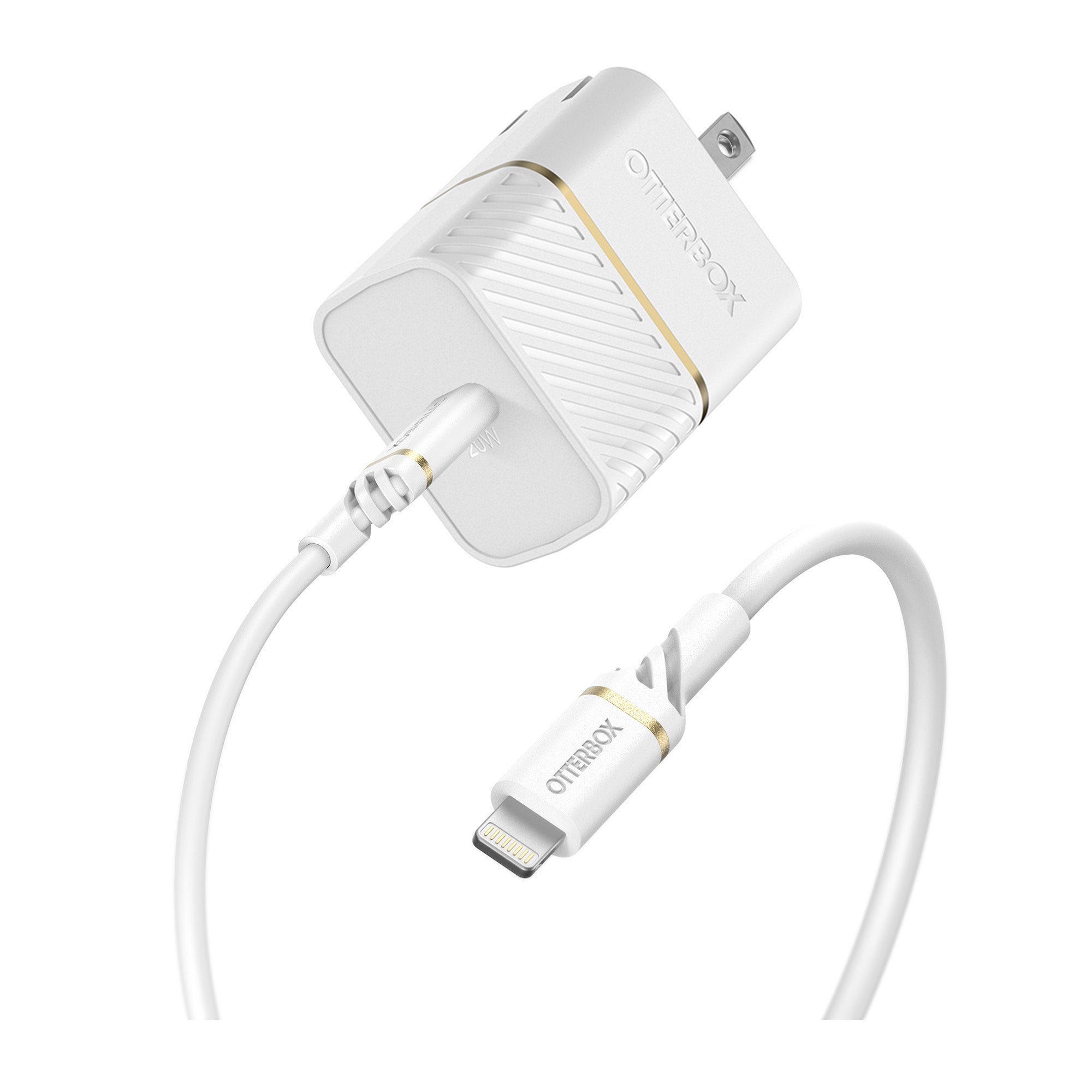 Otterbox 20W White (100cm) USB-C PD Wall Charger Kit w/ USB-C to Lightning - 15-11244
