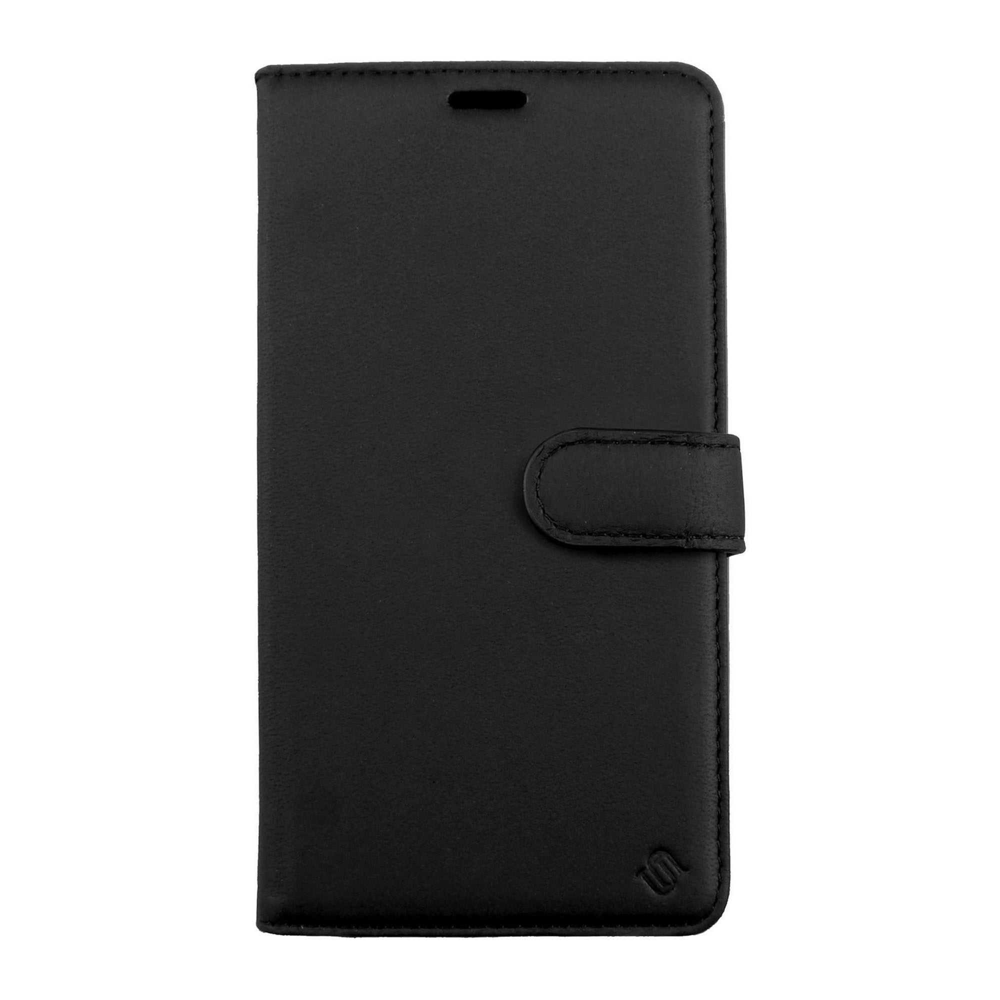 iPhone 15/14/13 Uunique 2-in-1 Leather Folio & Detachable Back MagSafe Case - Black/Red - 15-11345