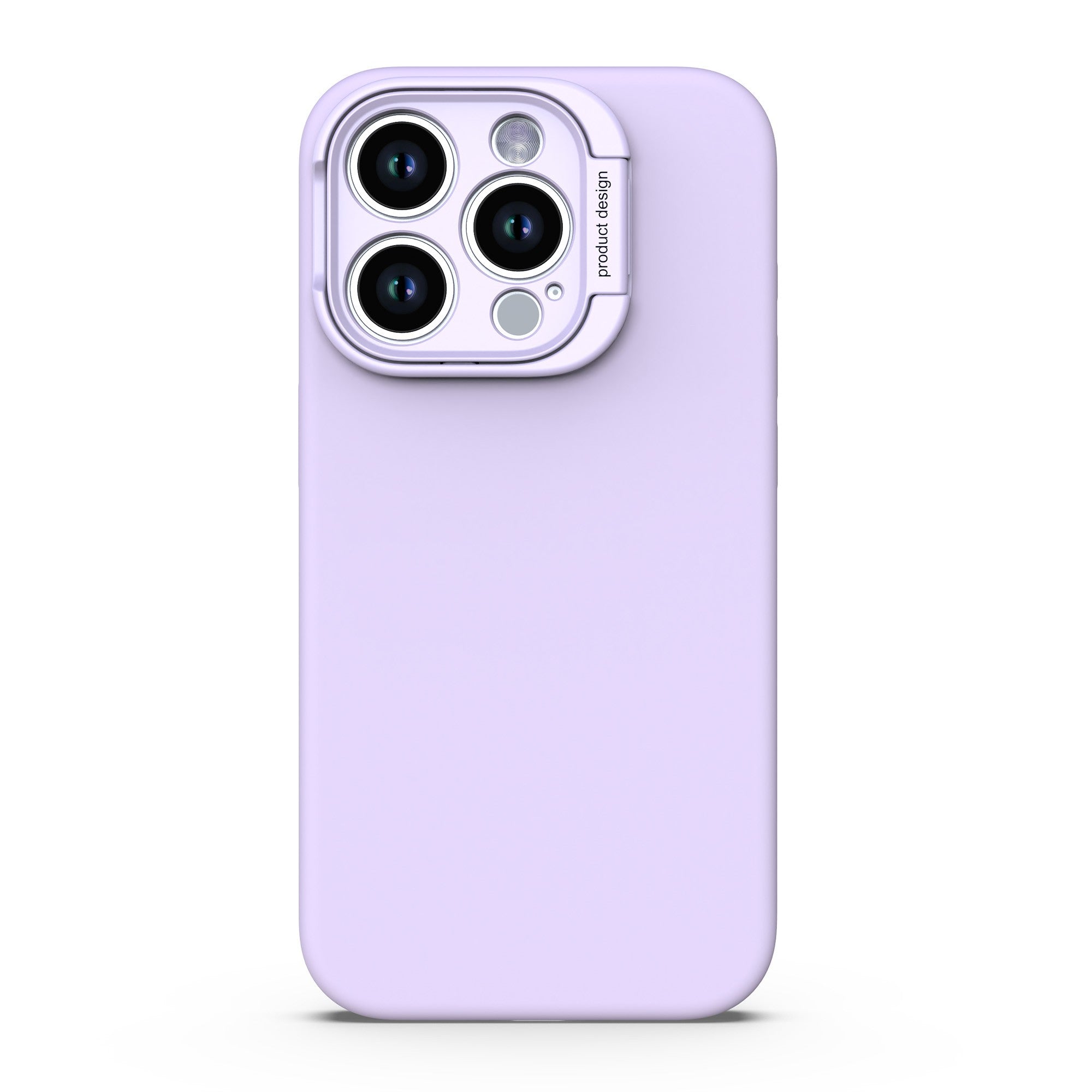 iPhone 15 Pro Uunique Liquid Silicone MagSafe Stand Case - Lavender - 15-11354