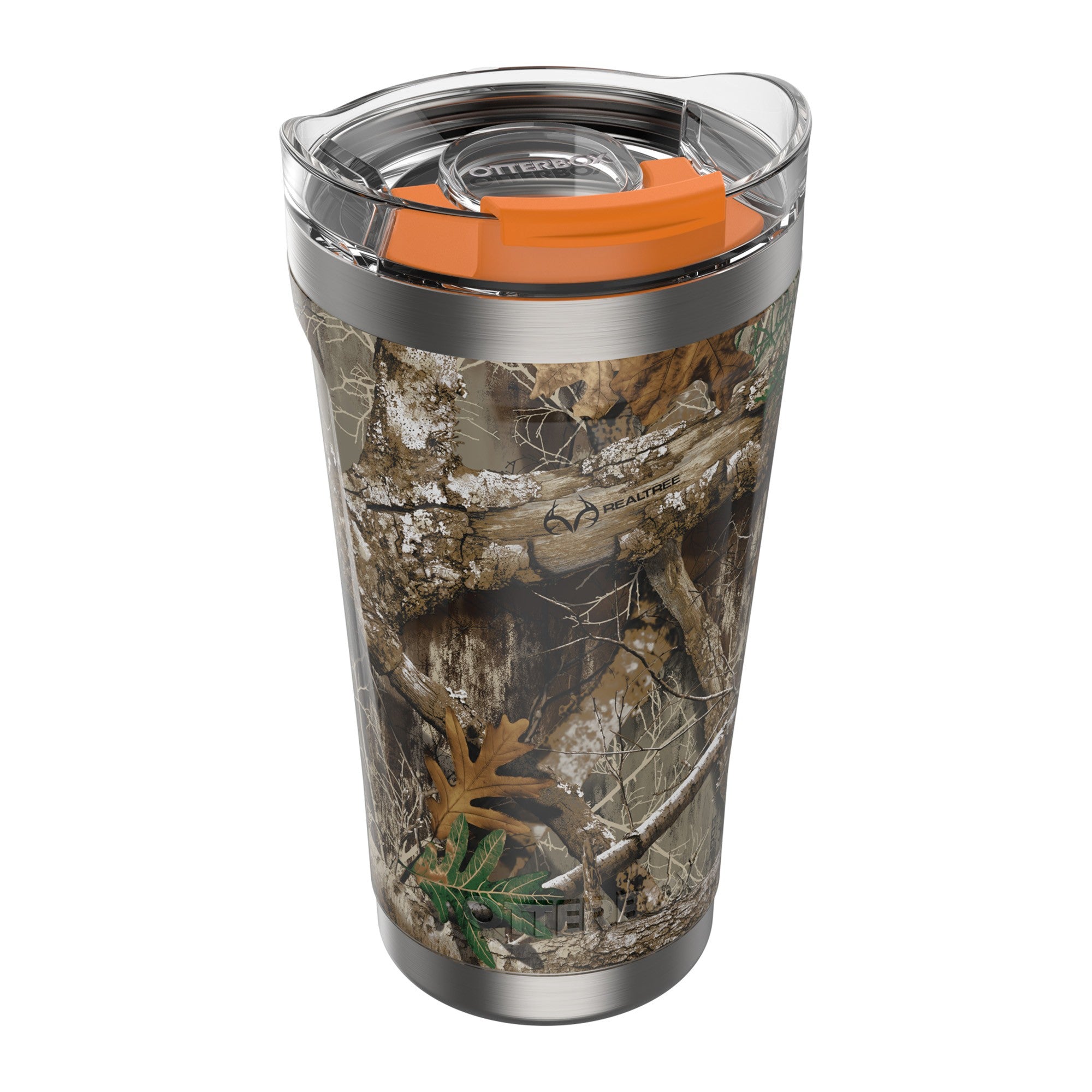 Otterbox 16oz Elevation Tumbler w/Sealed Lid - Silver (Realtree Steel Edge) - 15-11366