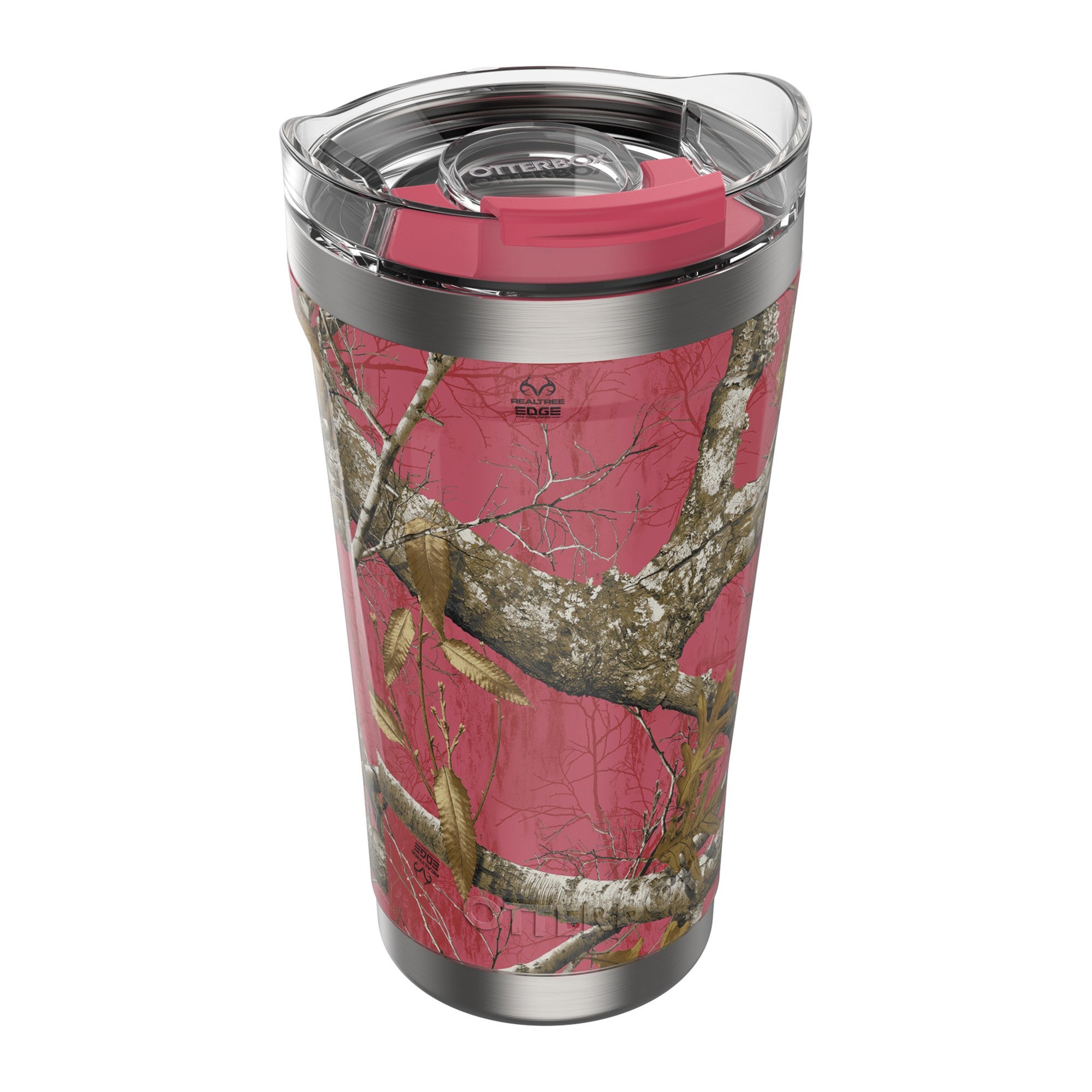 Otterbox 16oz Elevation Tumbler w/Sealed Lid - Pink (Realtree Flamingo) - 15-11367