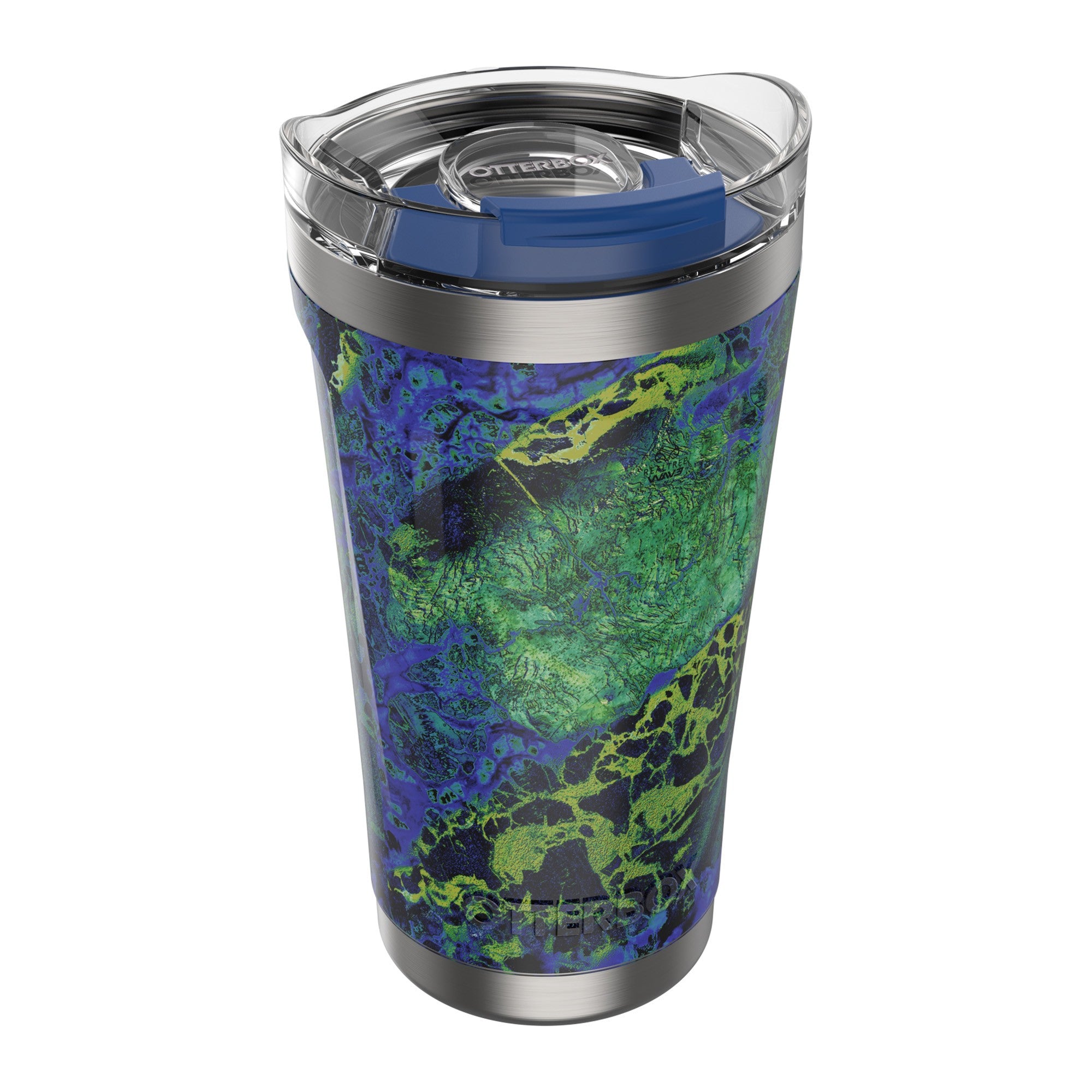 Otterbox 16oz Elevation Tumbler w/Sealed Lid - Blue (Realtree Steel Wave) - 15-11368