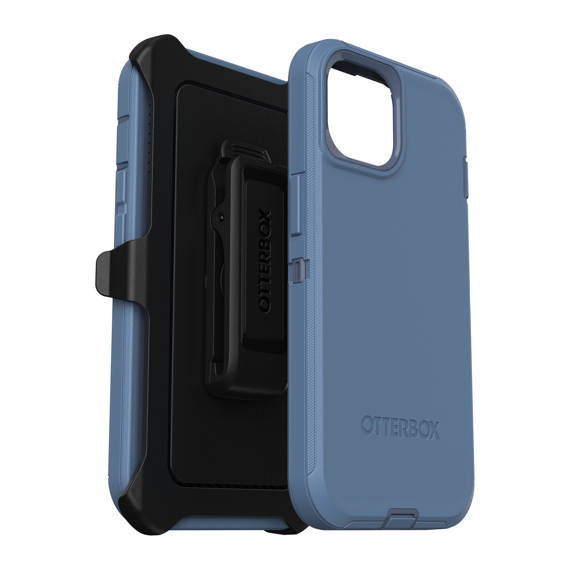 iPhone 15/14/13 Otterbox Defender Series Case - Blue (Baby Blue Jeans) - 15-11385