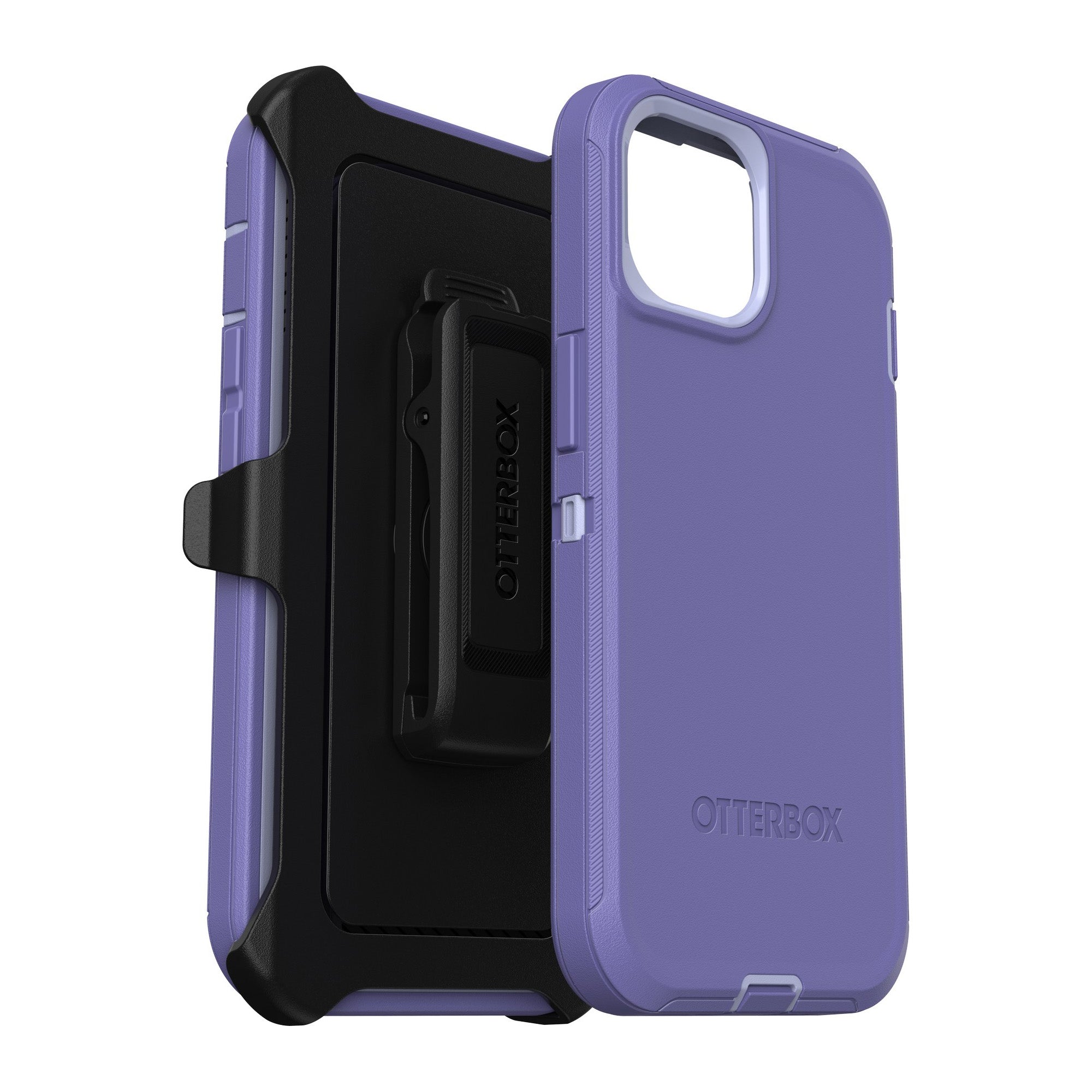 iPhone 15/14/13 Otterbox Defender Series Case - Purple (Mountain Majesty) - 15-11386