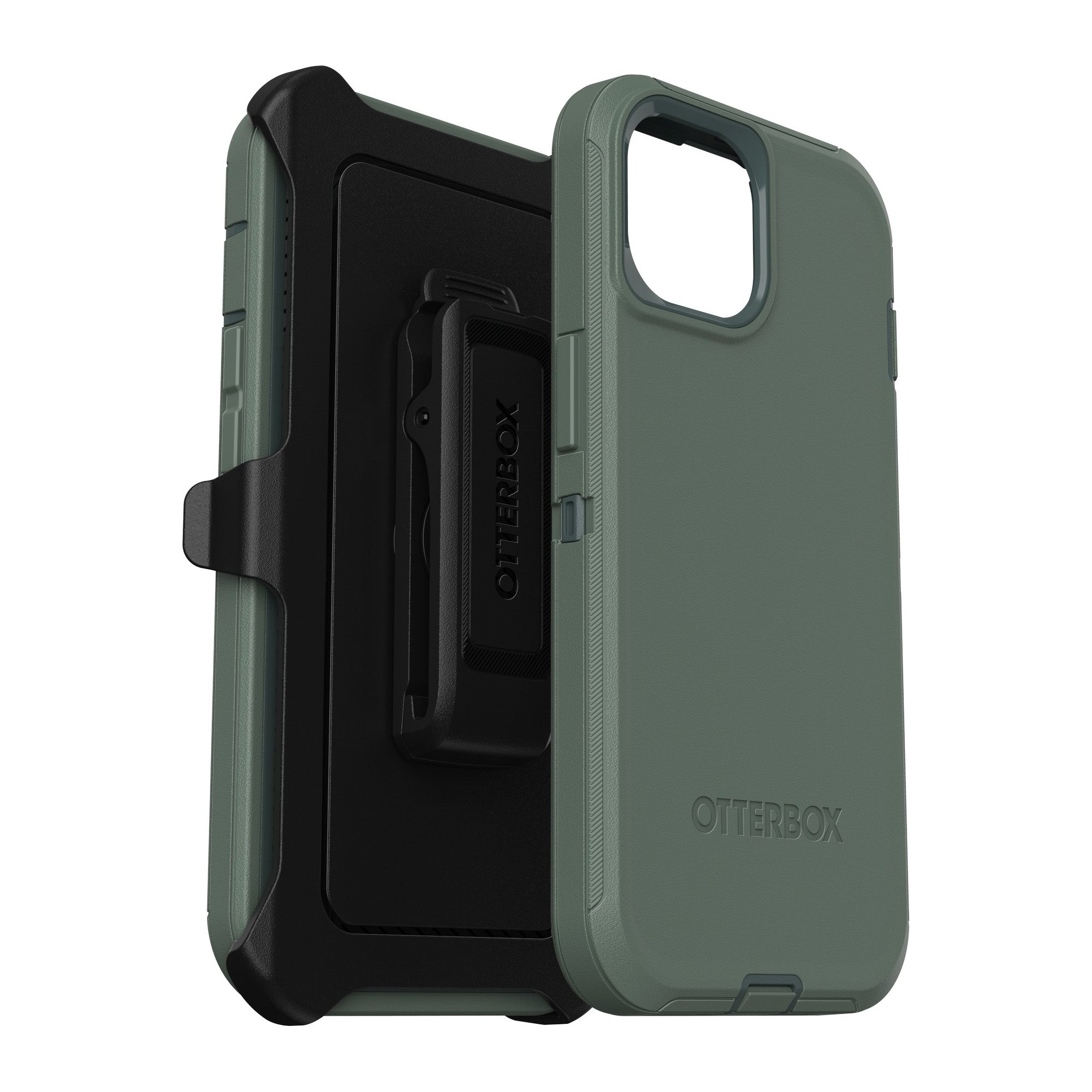 iPhone 15/14/13 Otterbox Defender Series Case - Green (Forest Ranger) - 15-11387