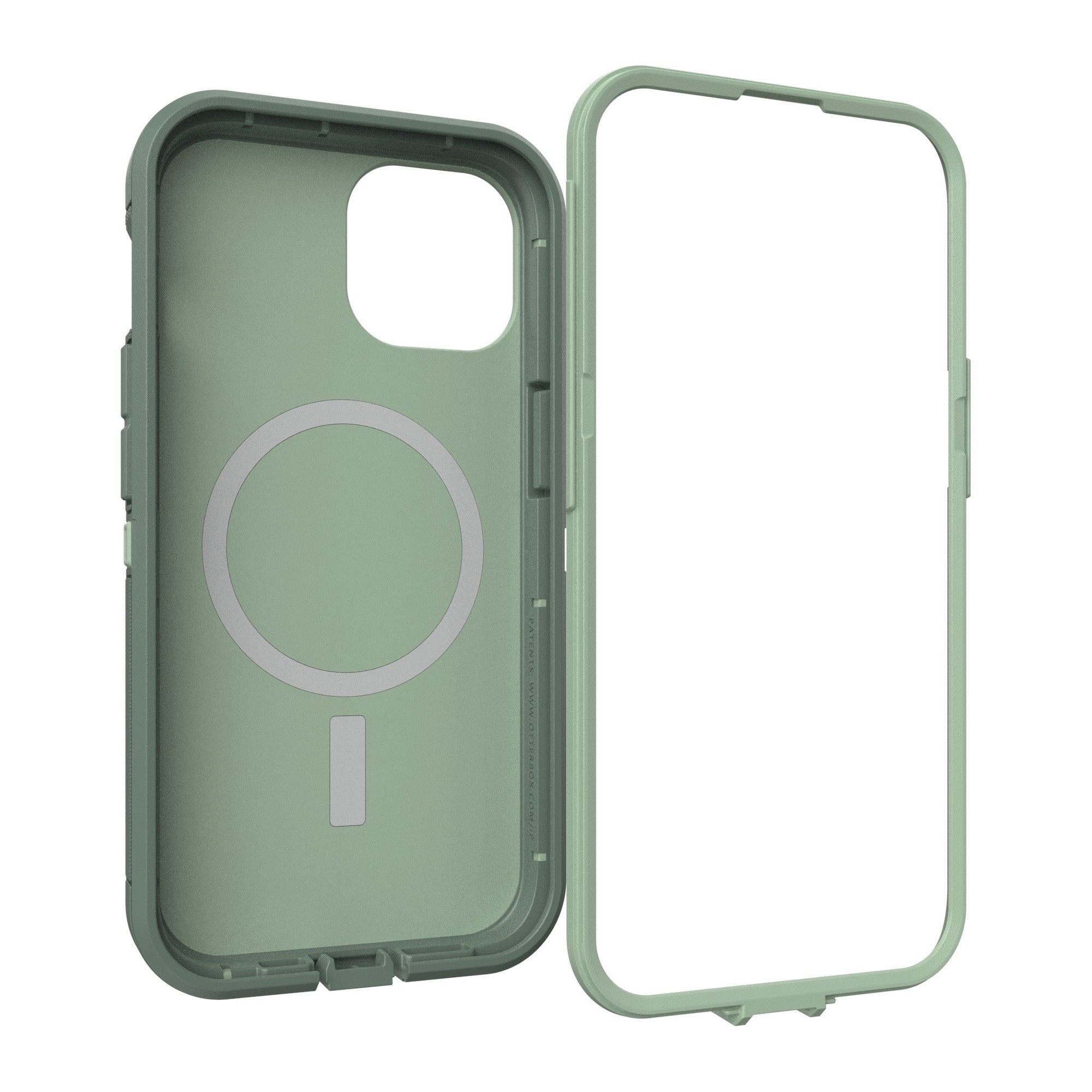 iPhone 15/14/13 Otterbox Defender XT w/ MagSafe Series Case - Green (Emerald Isle) - 15-11401