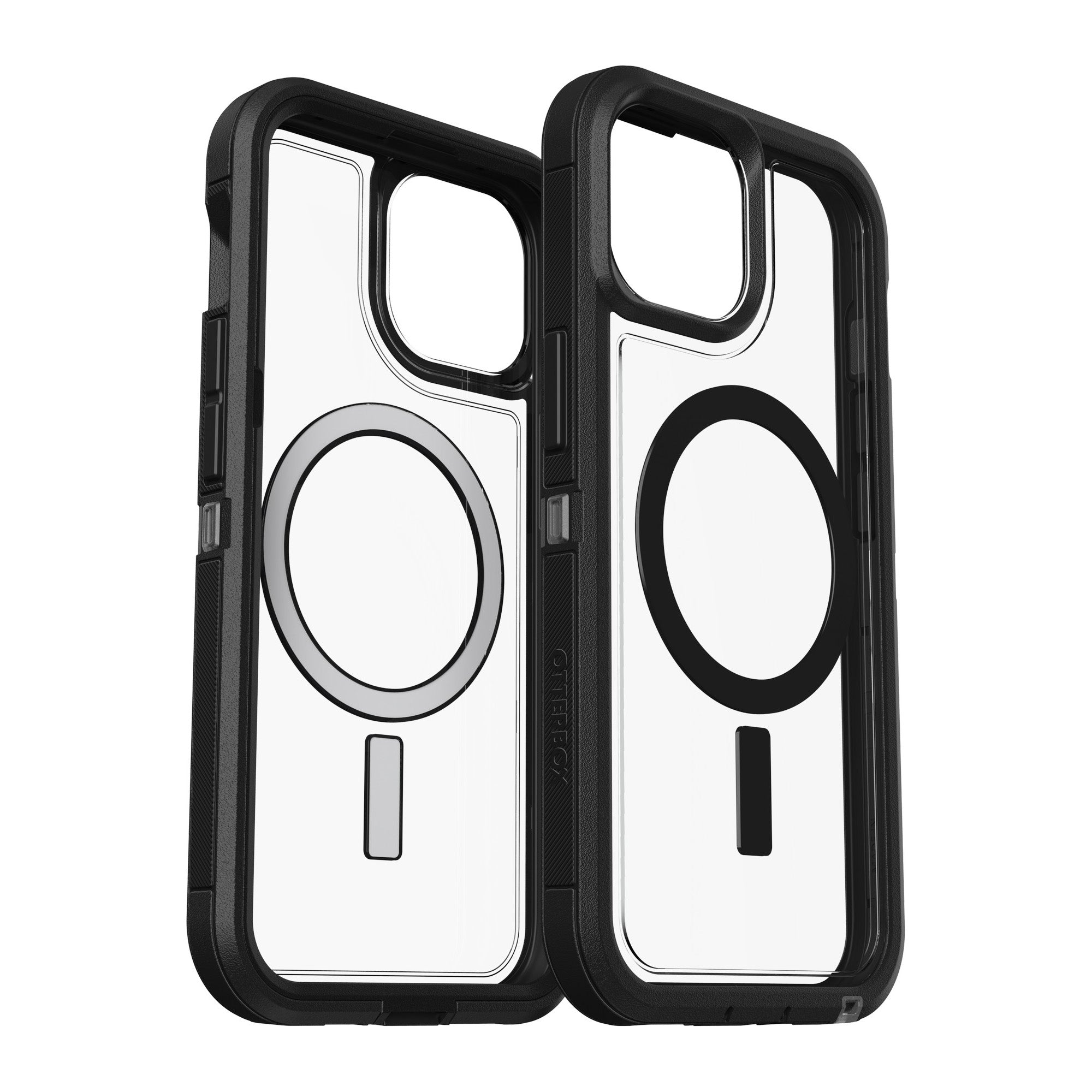 iPhone 15/14/13 Otterbox Defender XT w/ MagSafe Clear Series Case - Clear/Black (Dark Side) - 15-11410