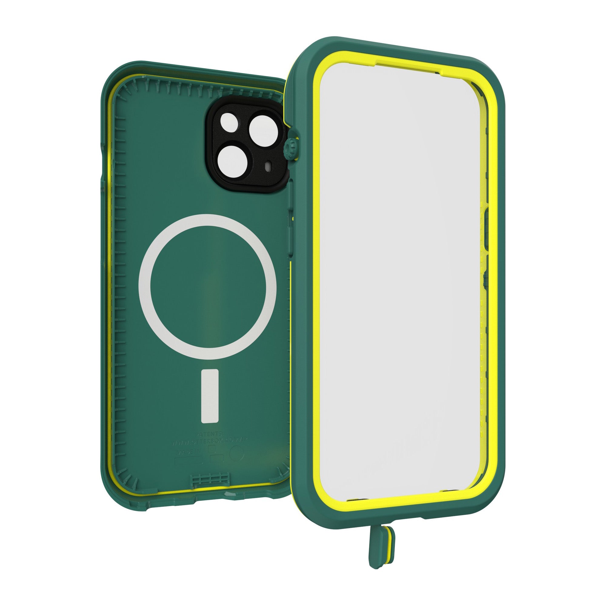 iPhone 15 Otterbox Fre MagSafe Case - Green (Pine) - 15-11412