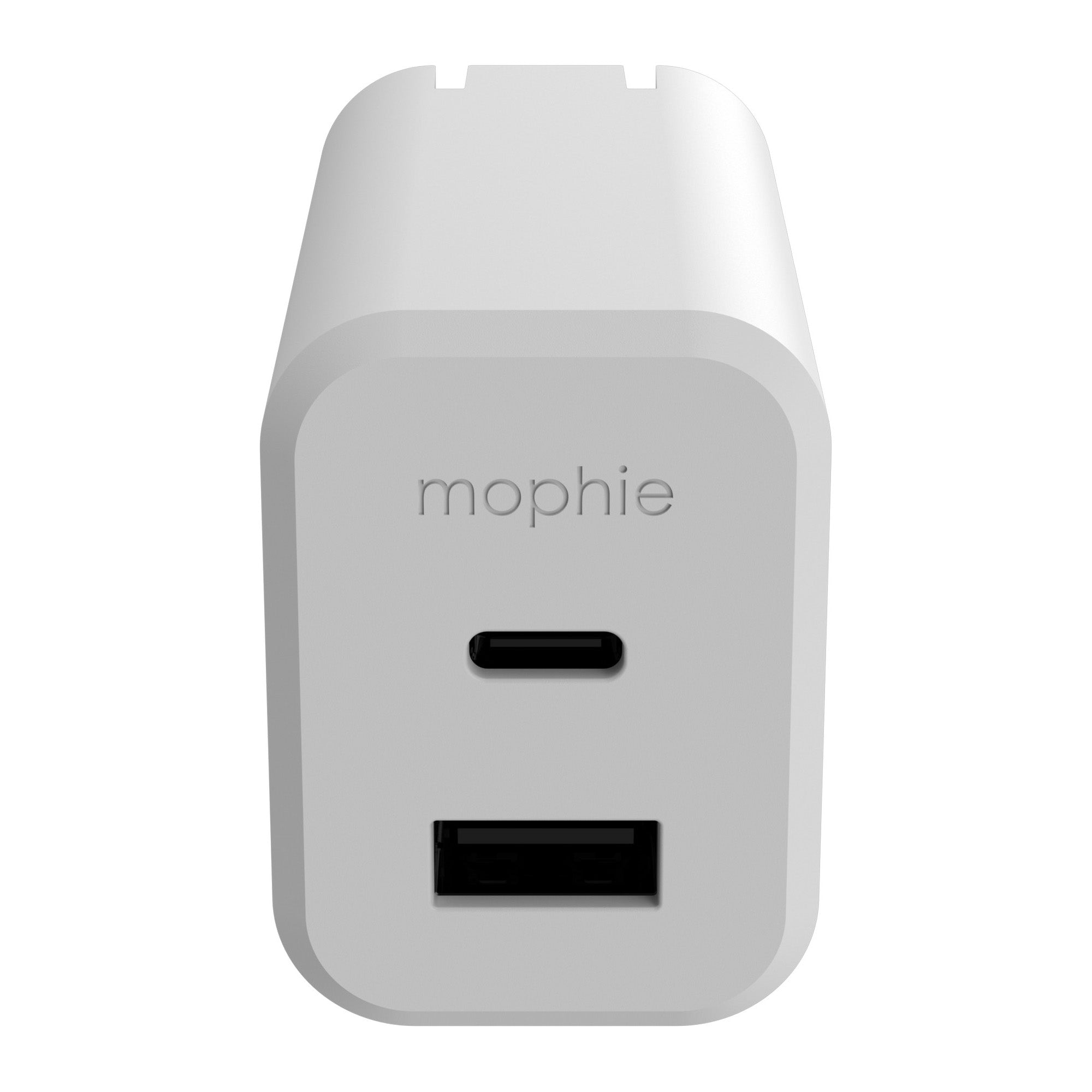 Mophie 42W Dual USB-A & USB-C PD Wall Charger - White - 15-11427