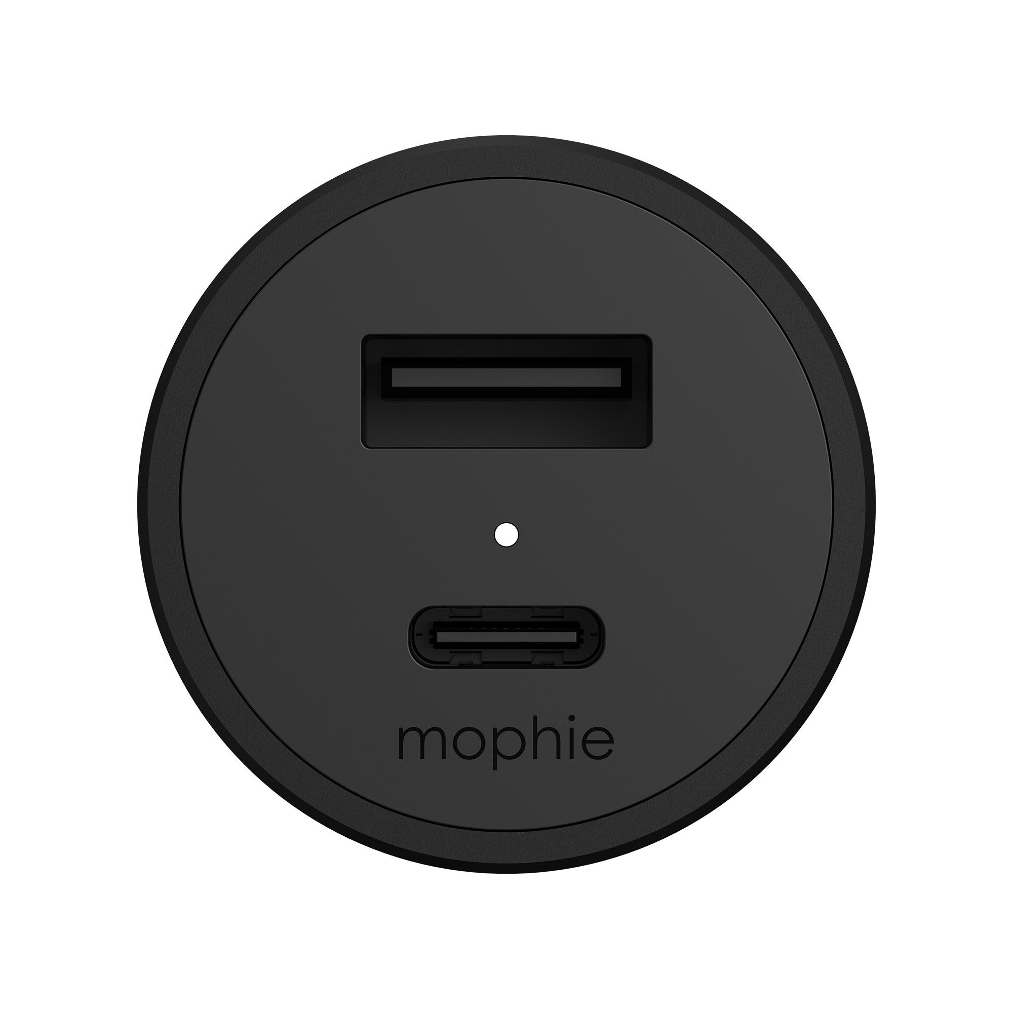 Mophie 42W Dual USB-A & USB-C Car Charger - Black - 15-11428