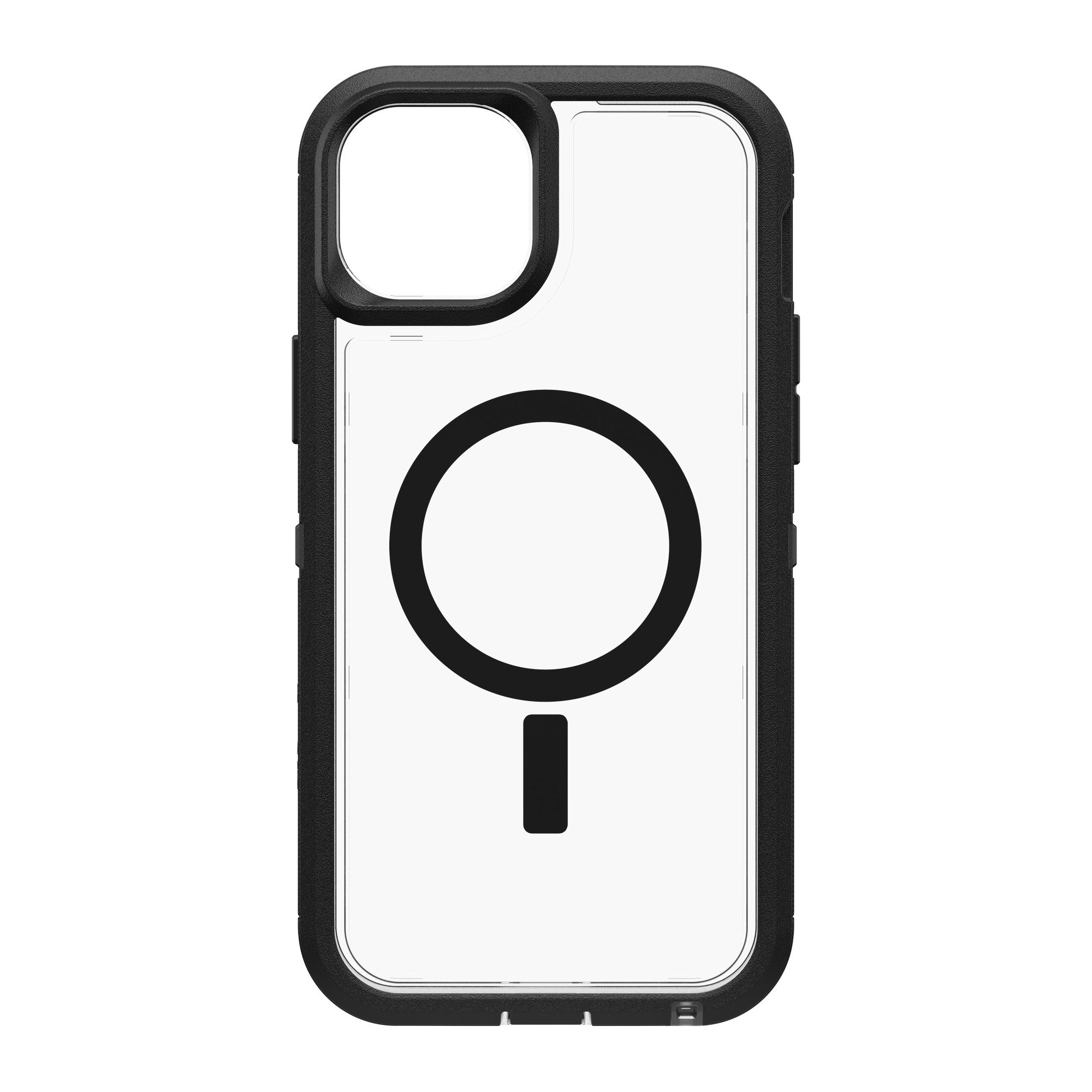 iPhone 15 Plus/14 Plus Otterbox Defender XT w/ MagSafe Clear Series Case - Clear/Black (Dark Side) - 15-11452