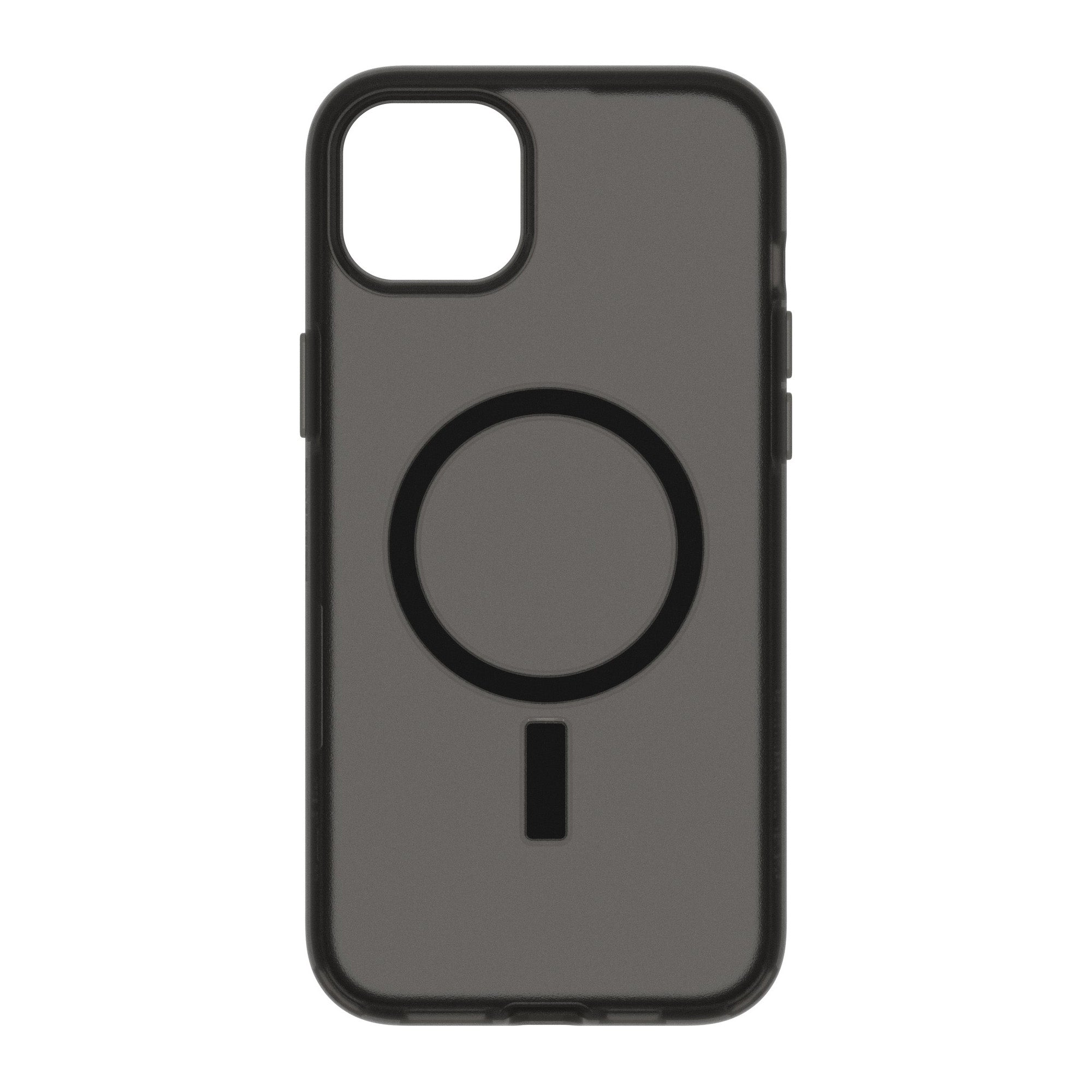 iPhone 15 Plus/14 Plus Otterbox Symmetry w/ MagSafe Soft Touch Series Case - Black (Dark Echo) - 15-11455