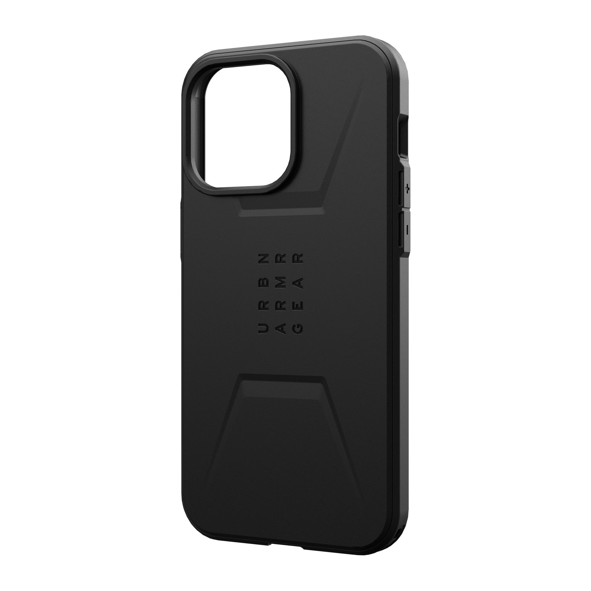 iPhone 15 Pro Max UAG Civilian MagSafe Case - Black - 15-11519