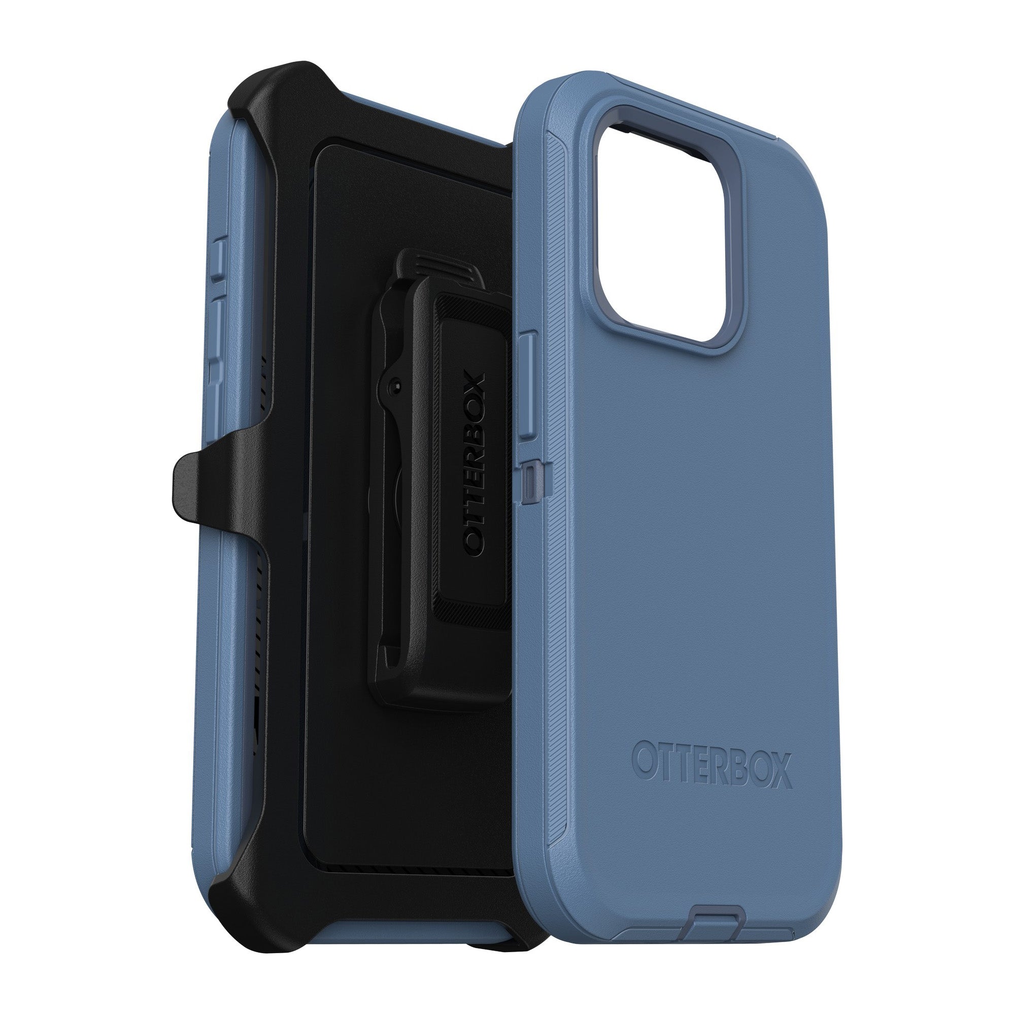 iPhone 15 Pro Otterbox Defender Series Case - Blue (Baby Blue Jeans) - 15-11523