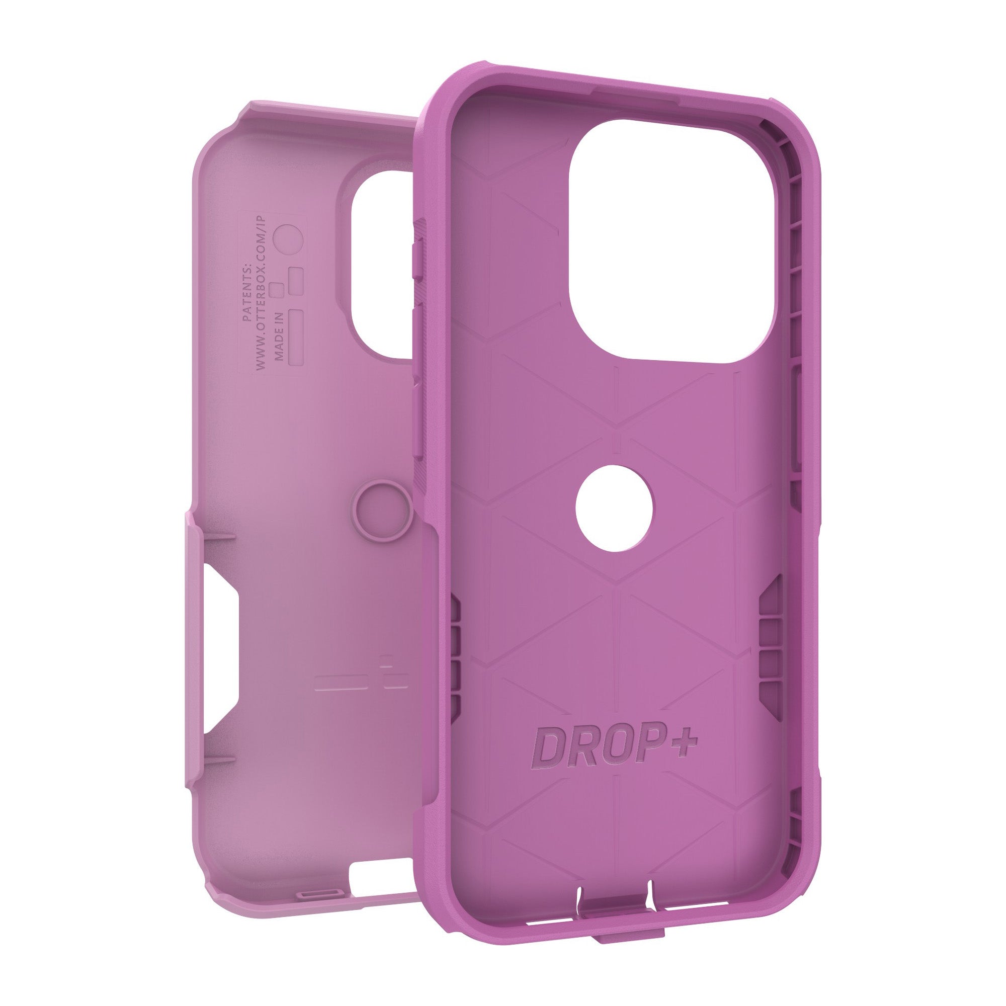 iPhone 15 Pro Otterbox Commuter Series Case - Pink (Wildflower) - 15-11528