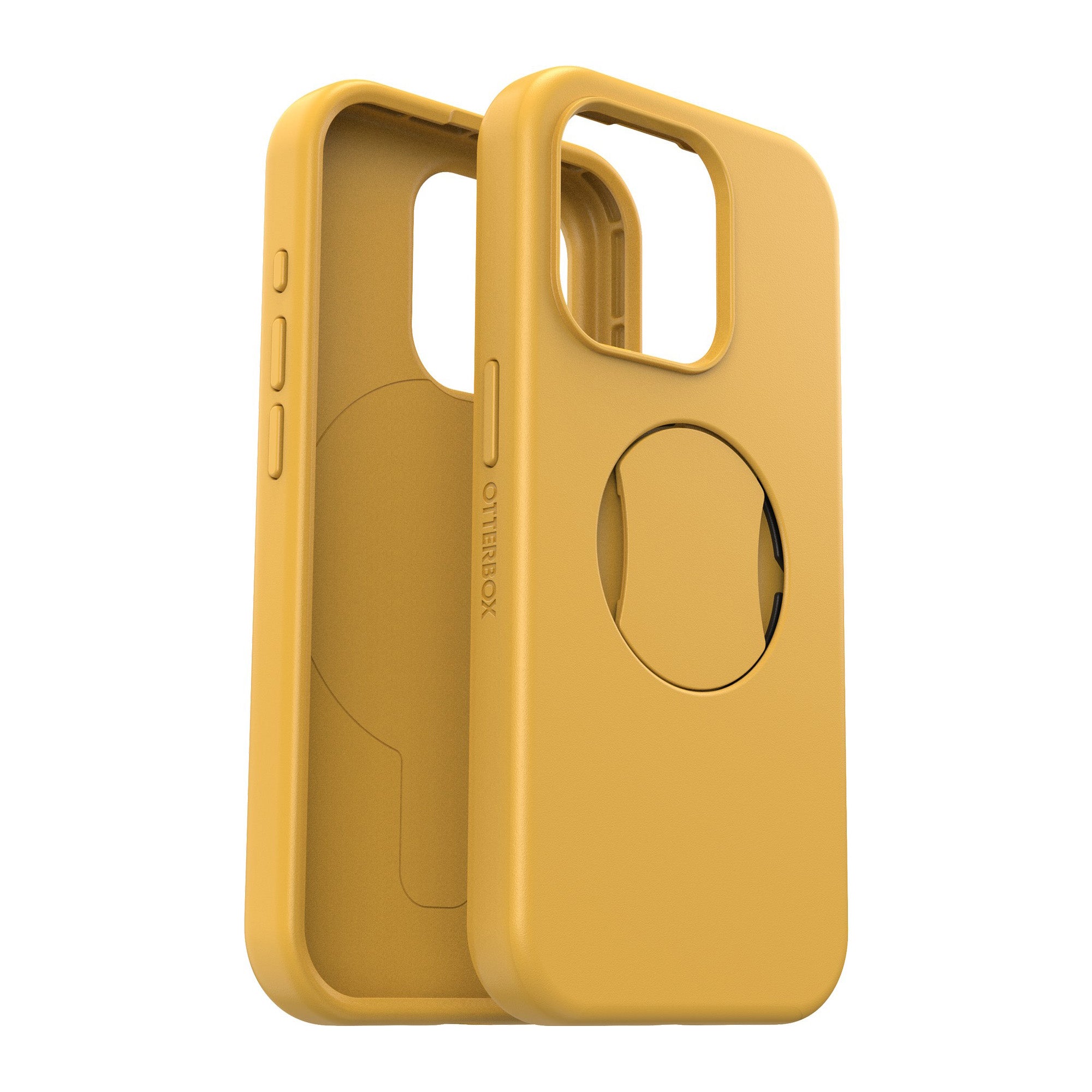 iPhone 15 Pro Otterbox OtterGrip Symmetry w/ MagSafe Series Case - Orange (Aspen Gleam) - 15-11541