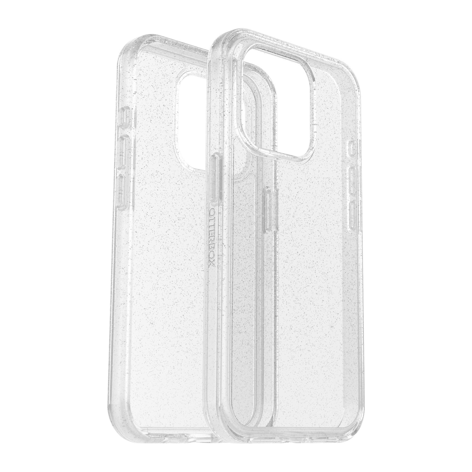 iPhone 15 Pro Otterbox Symmetry Series Case - Clear/Silver Flake (Stardust) - 15-11563