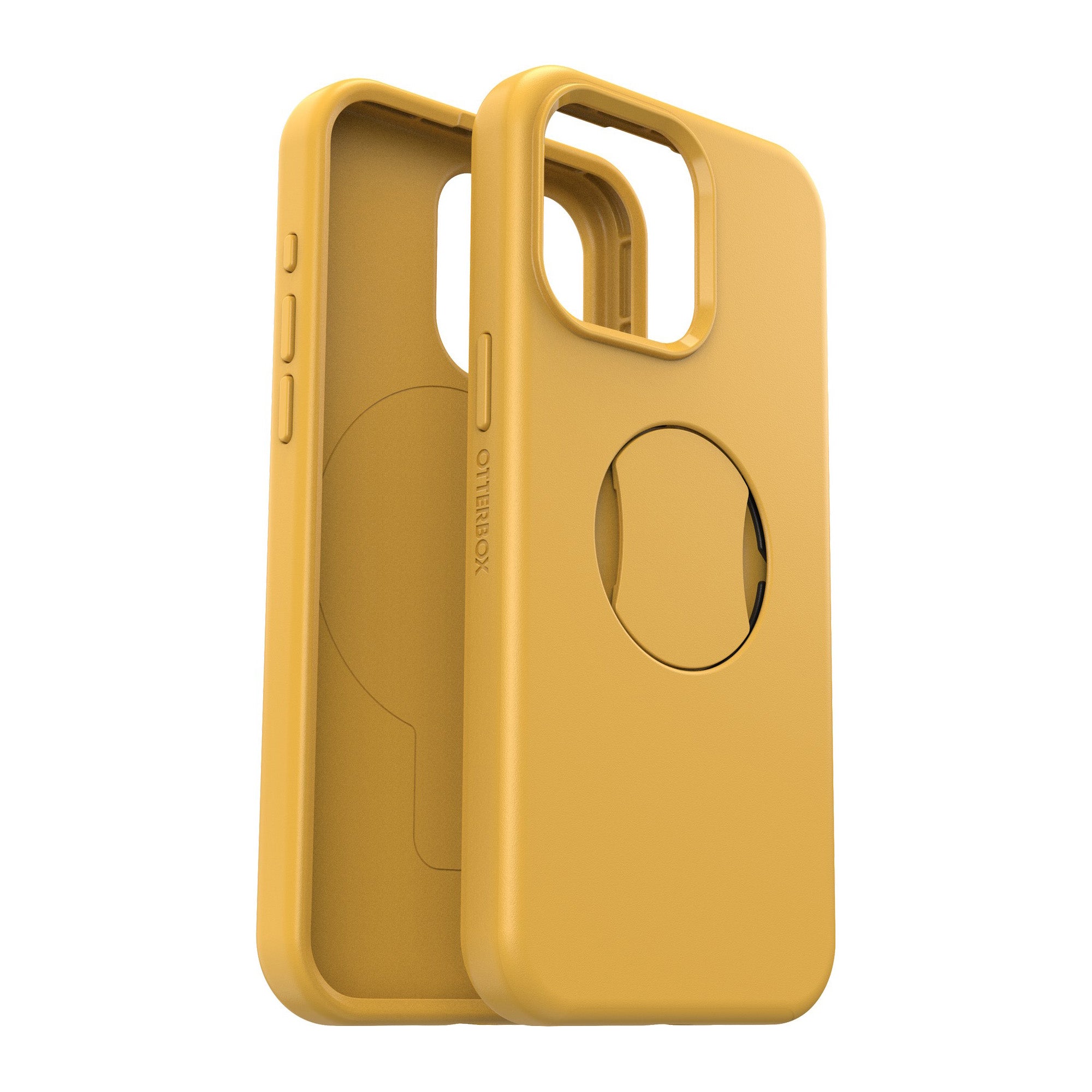 iPhone 15 Pro Max Otterbox OtterGrip Symmetry w/ MagSafe Series Case - Orange (Aspen Gleam) - 15-11585