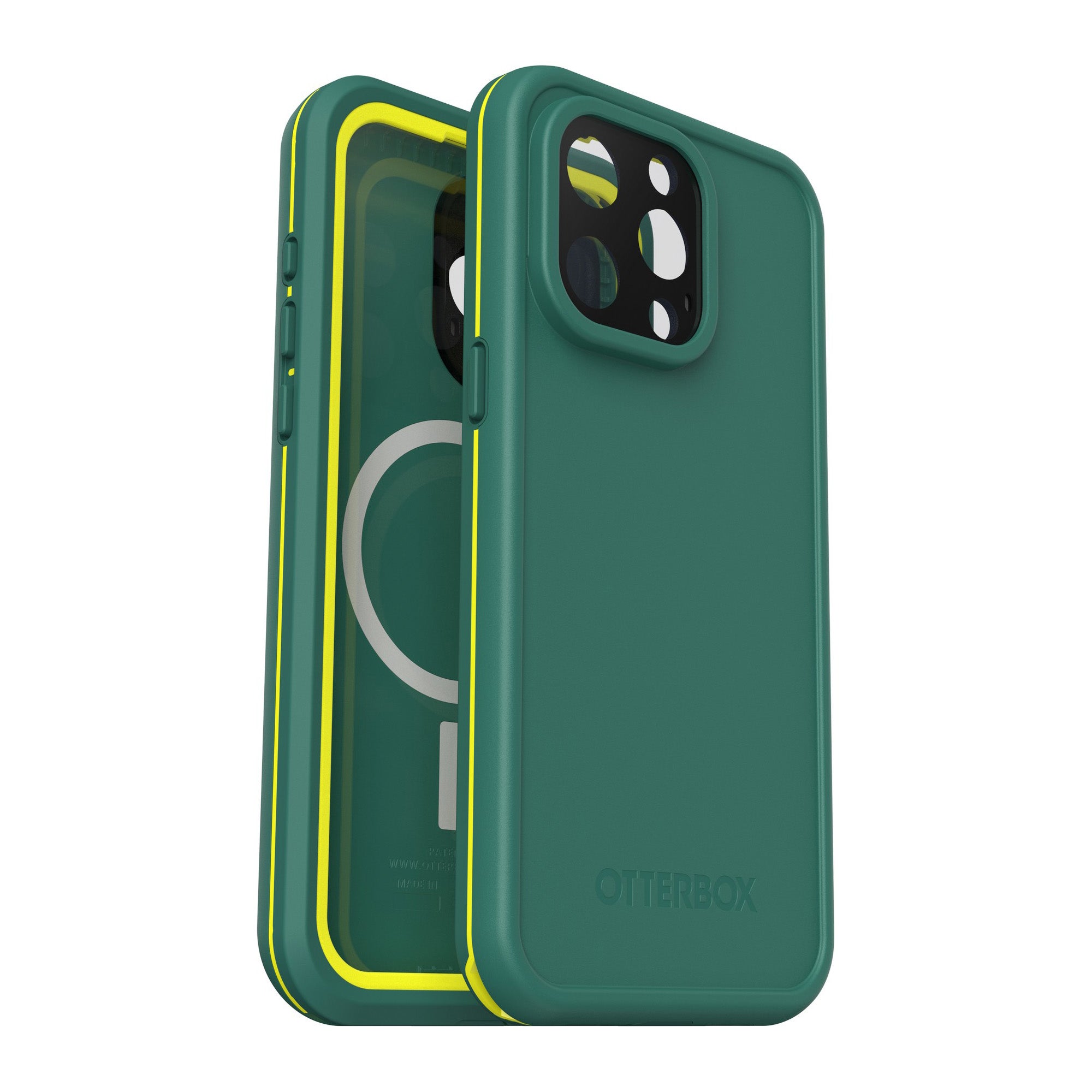 iPhone 15 Pro Max Otterbox Fre MagSafe Case - Green (Pine) - 15-11593