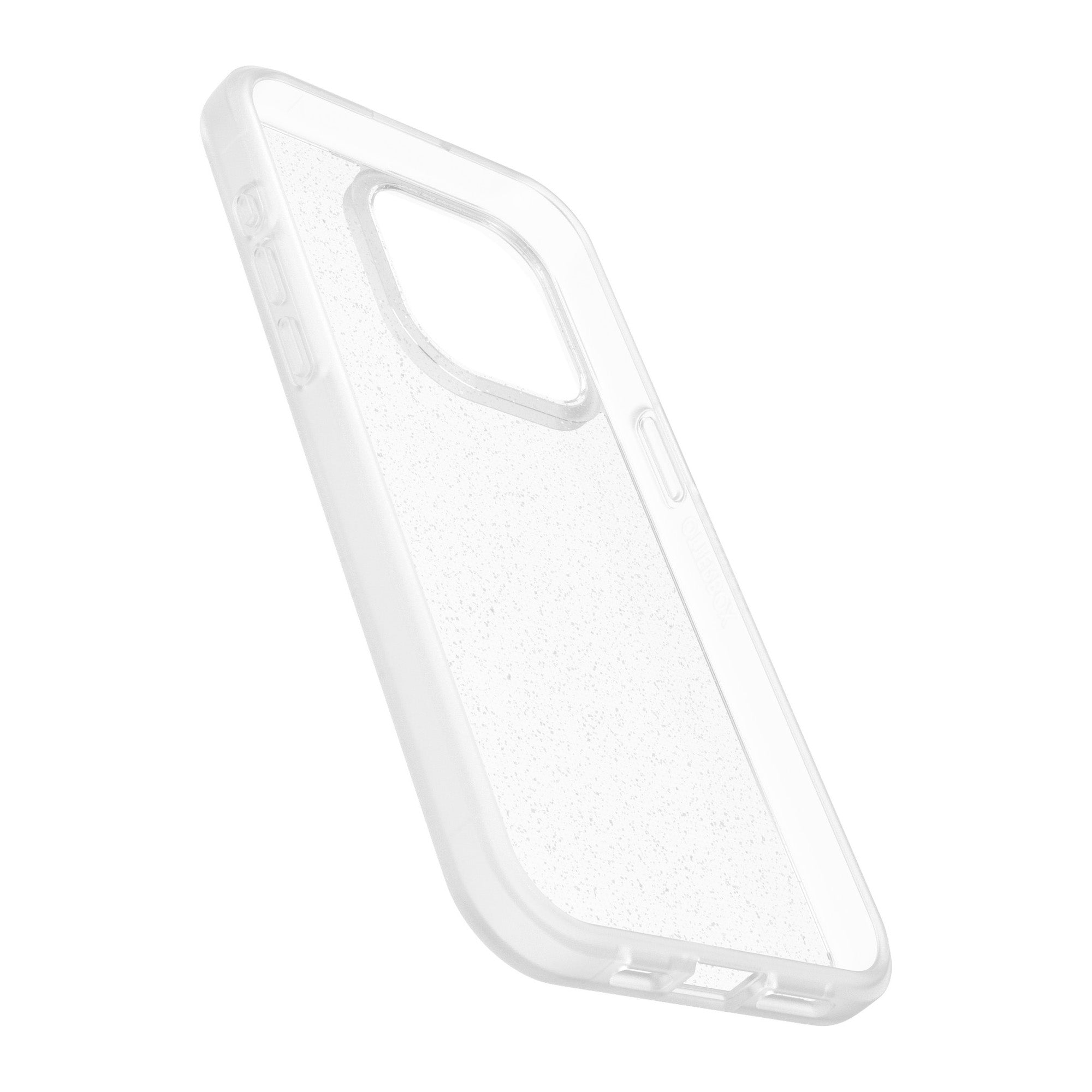 iPhone 15 Pro Max Otterbox React Series Case - Clear/Silver (Stardust) - 15-11608