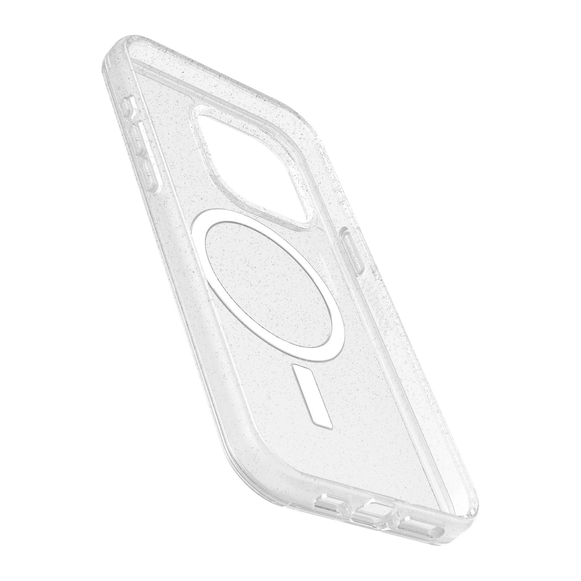 iPhone 15 Pro Max Otterbox Symmetry w/ MagSafe Clear Series Case - Silver (Stardust) - 15-11609