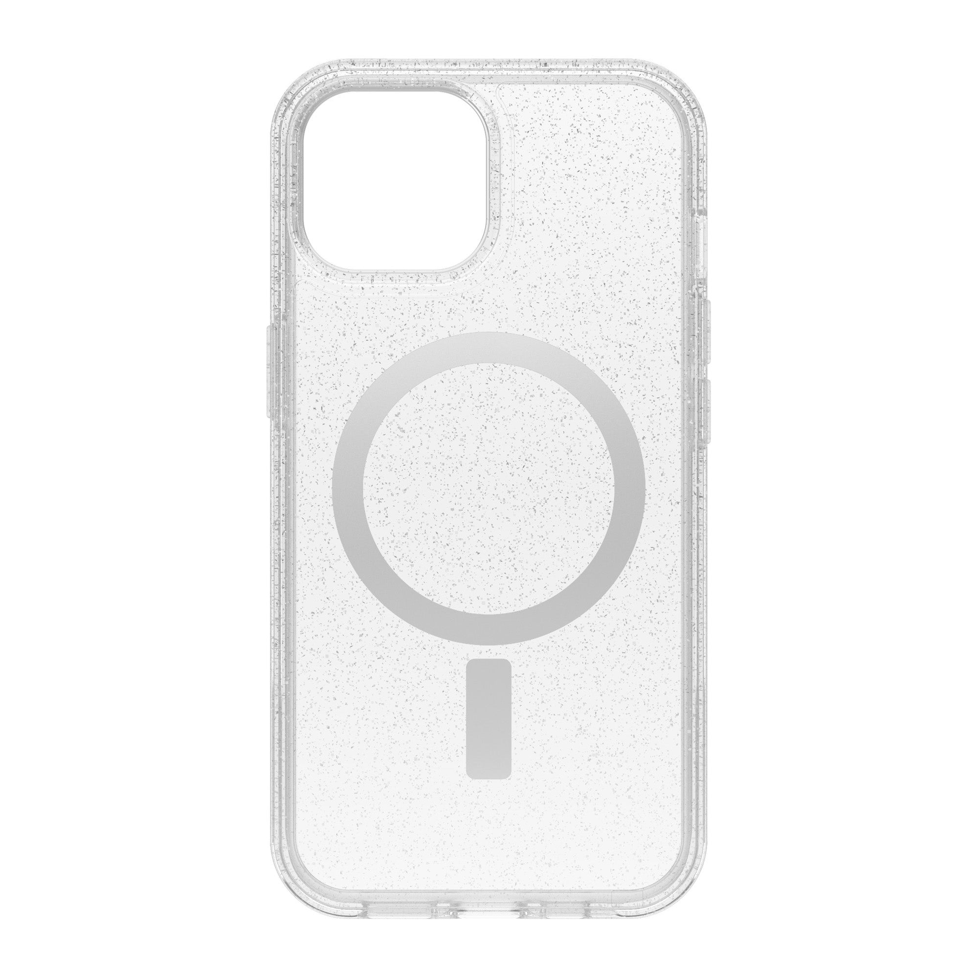 iPhone 15/14/13 Otterbox Symmetry w/ MagSafe Clear Series Case - Silver (Stardust) - 15-11614