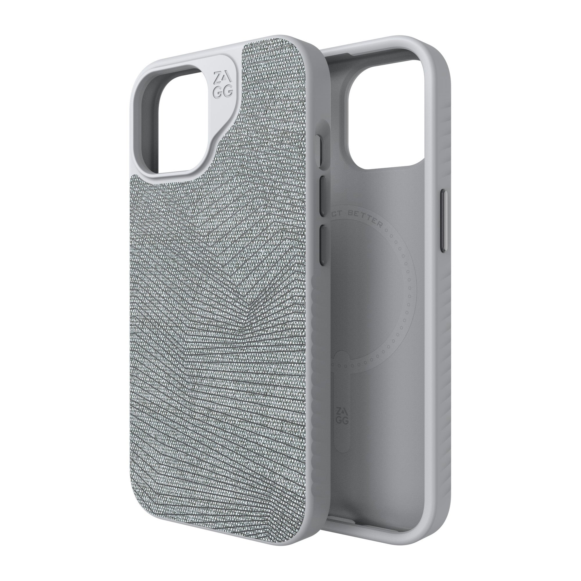 iPhone 15/14/13 ZAGG (GEAR4) London Snap Case - Grey Geo - 15-11636