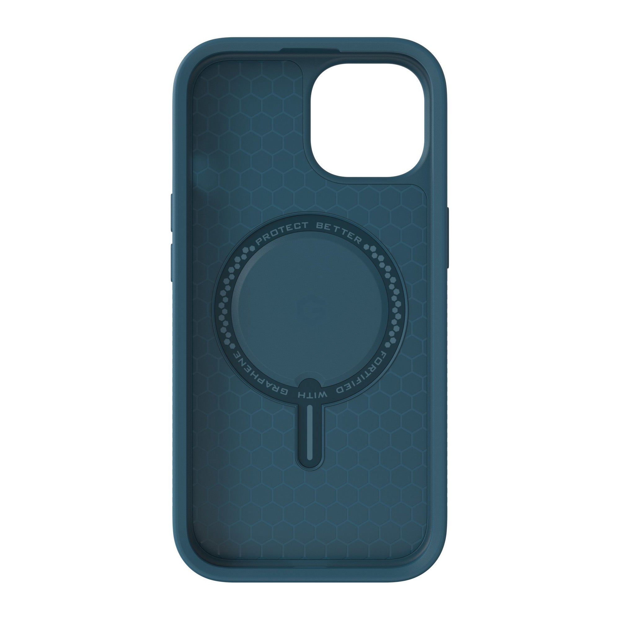 iPhone 15/14/13 ZAGG/GEAR4 Graphene Everest Snap Kickstand Case - Marine - 15-11644