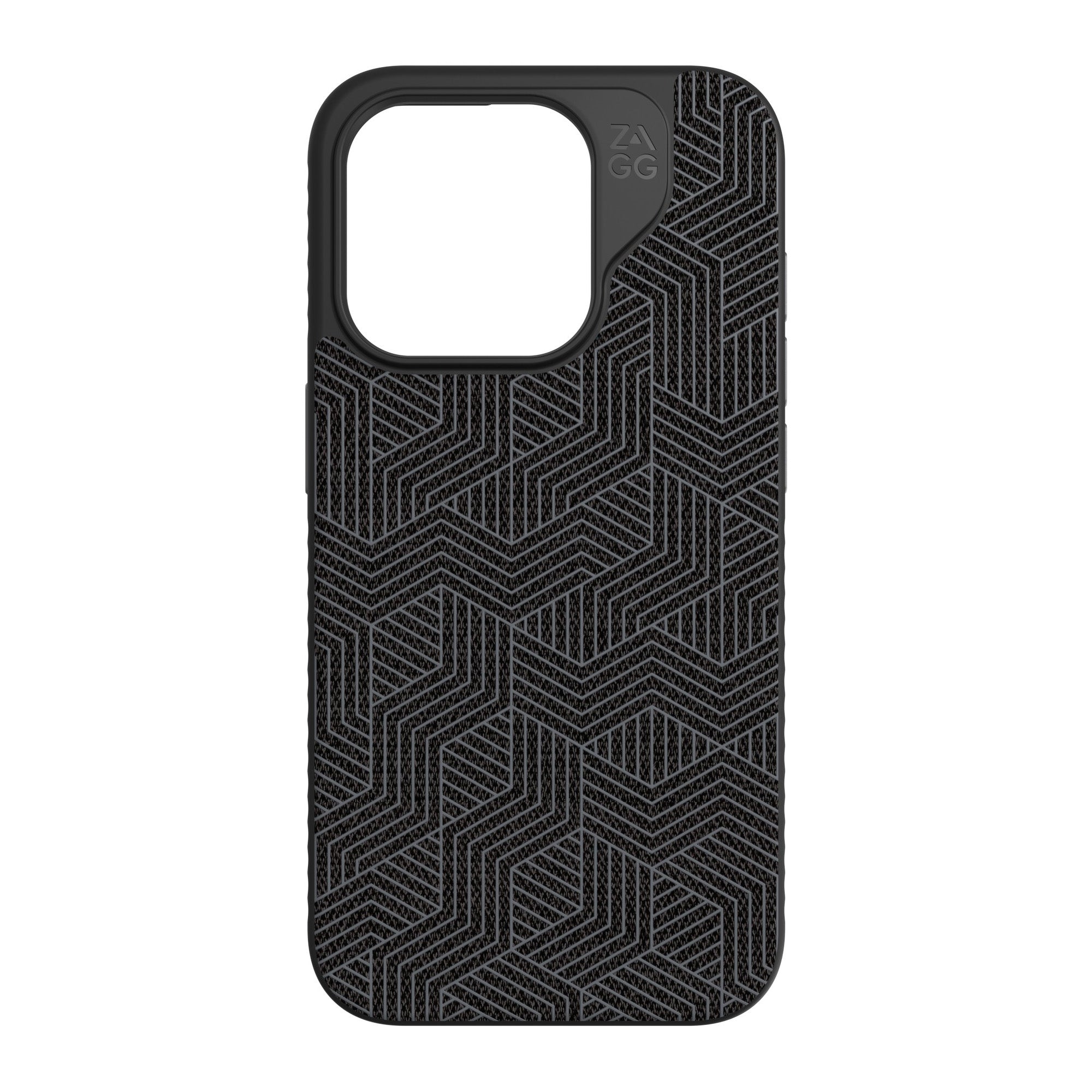 iPhone 15 Pro ZAGG (GEAR4) London Snap Case - Black Geo - 15-11663