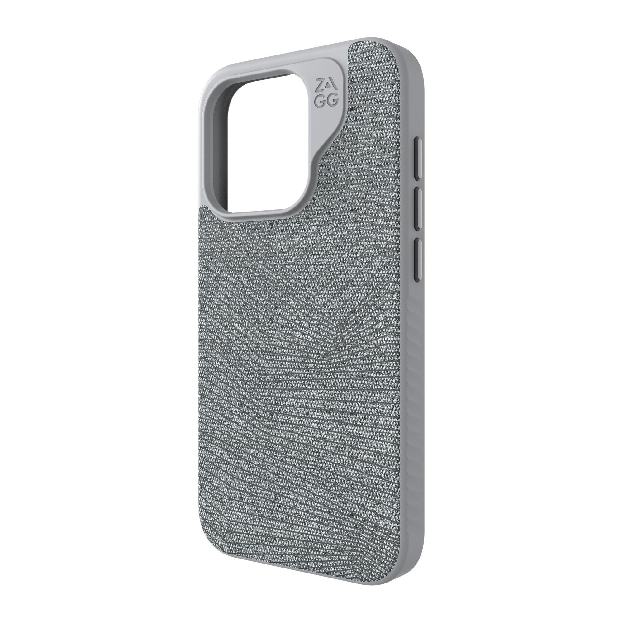 iPhone 15 Pro ZAGG/GEAR4 Graphene London Snap Case - Grey Geo - 15-11664