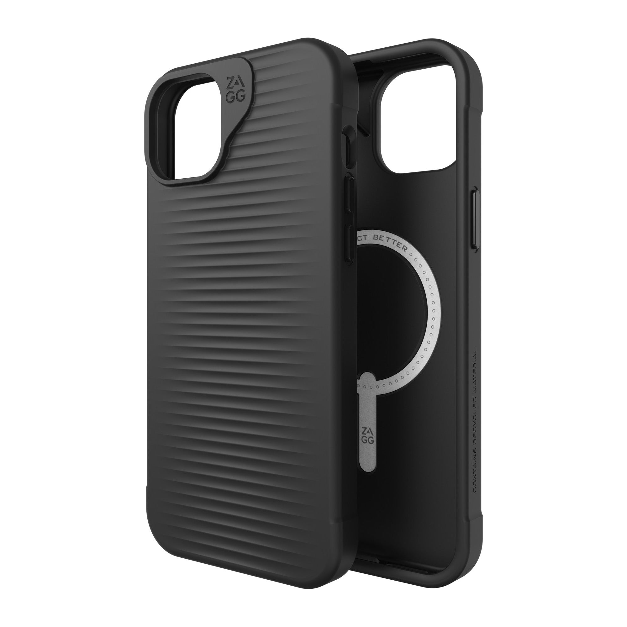 iPhone 15 Plus/14 Plus ZAGG/GEAR4 Graphene Luxe Snap Case - Black - 15-11671