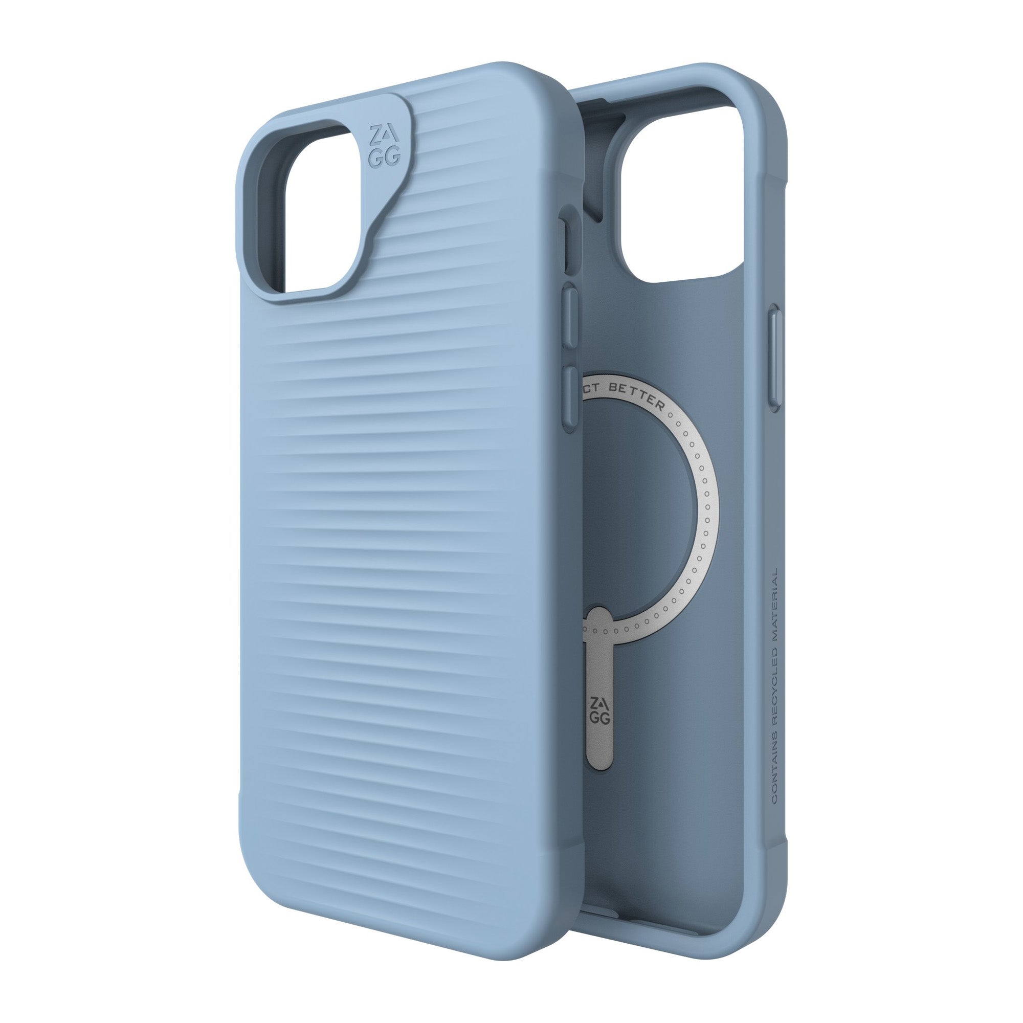 iPhone 15 Plus/14 Plus ZAGG (GEAR4) Luxe Snap Case - Blue - 15-11674