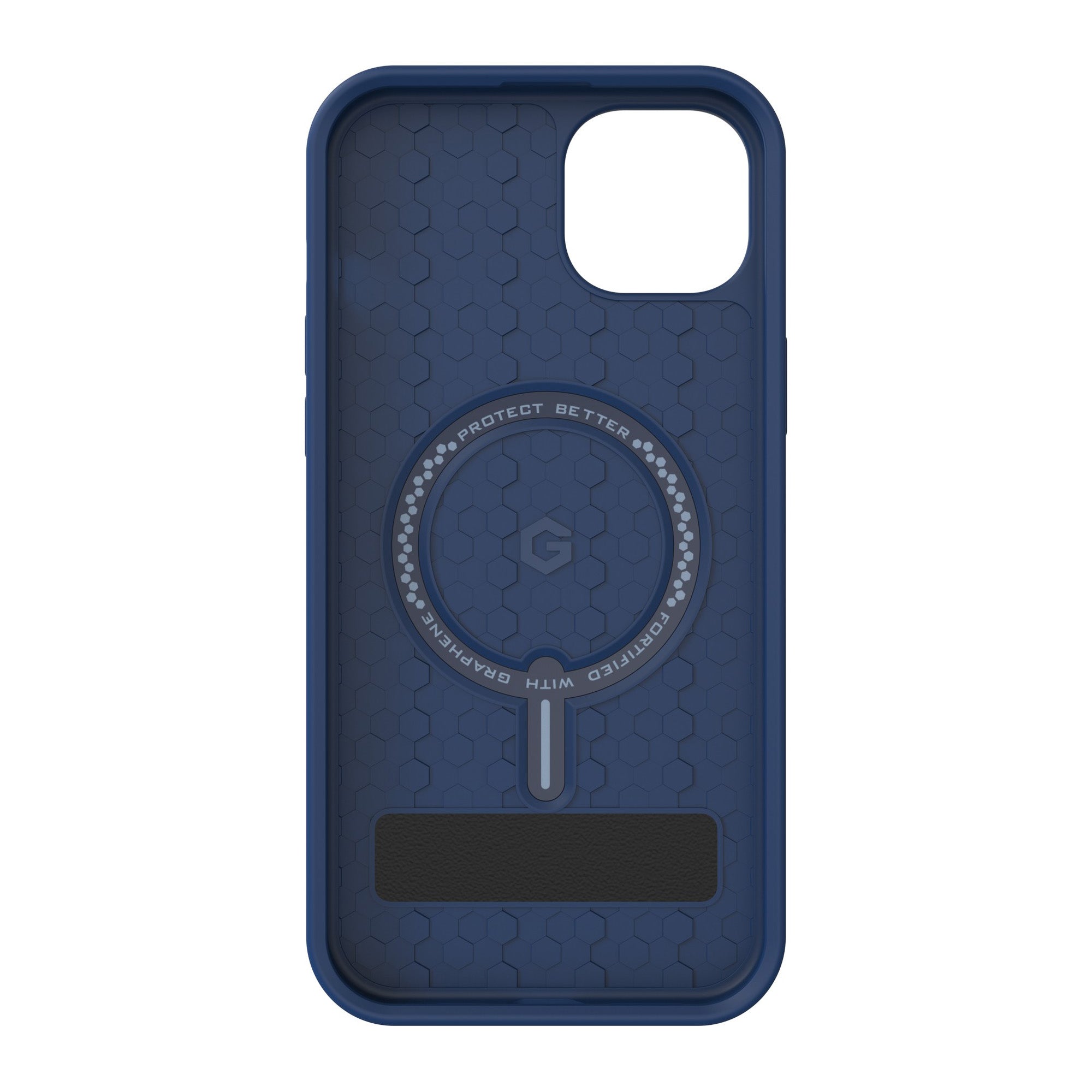 iPhone 15 Plus/14 Plus ZAGG/GEAR4 Graphene Denali Snap Kickstand Case - Navy - 15-11682