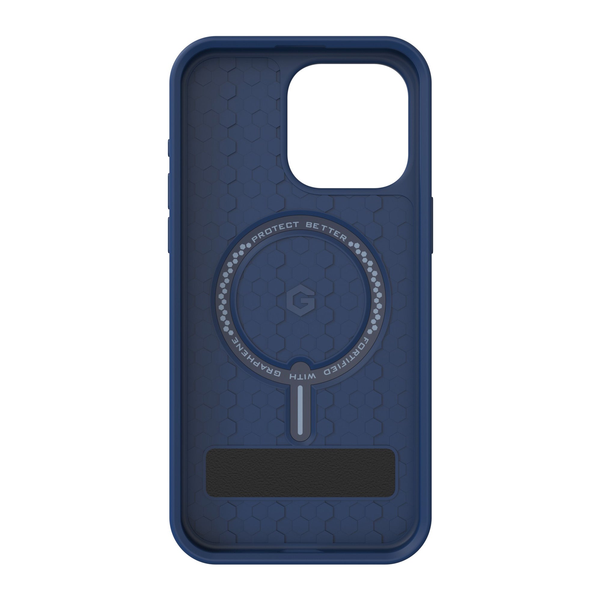 iPhone 15 Pro Max ZAGG/GEAR4 Graphene Denali Snap Kickstand Case - Navy - 15-11707